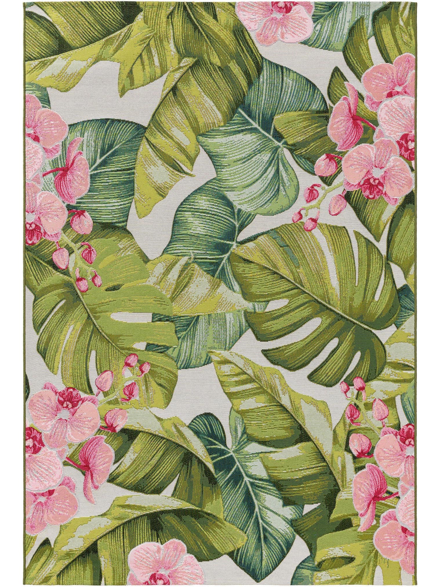 Teppich aus 76% Polypropylen, 23% Polyester, 1% Latex in Multicolor mit bis 5 mm hohem Flor von benuta Nest