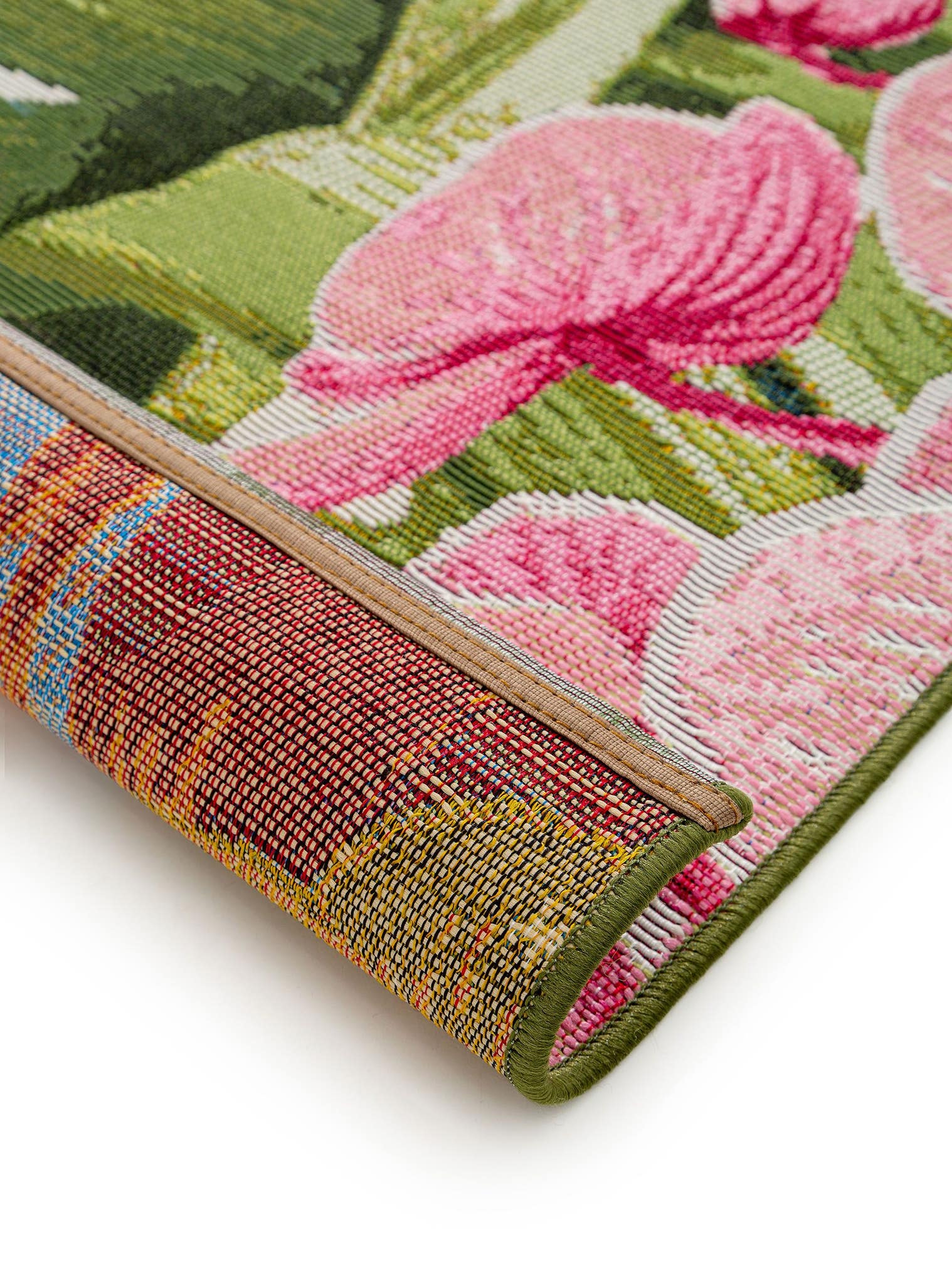Teppich aus 76% Polypropylen, 23% Polyester, 1% Latex in Multicolor mit bis 5 mm hohem Flor von benuta Nest