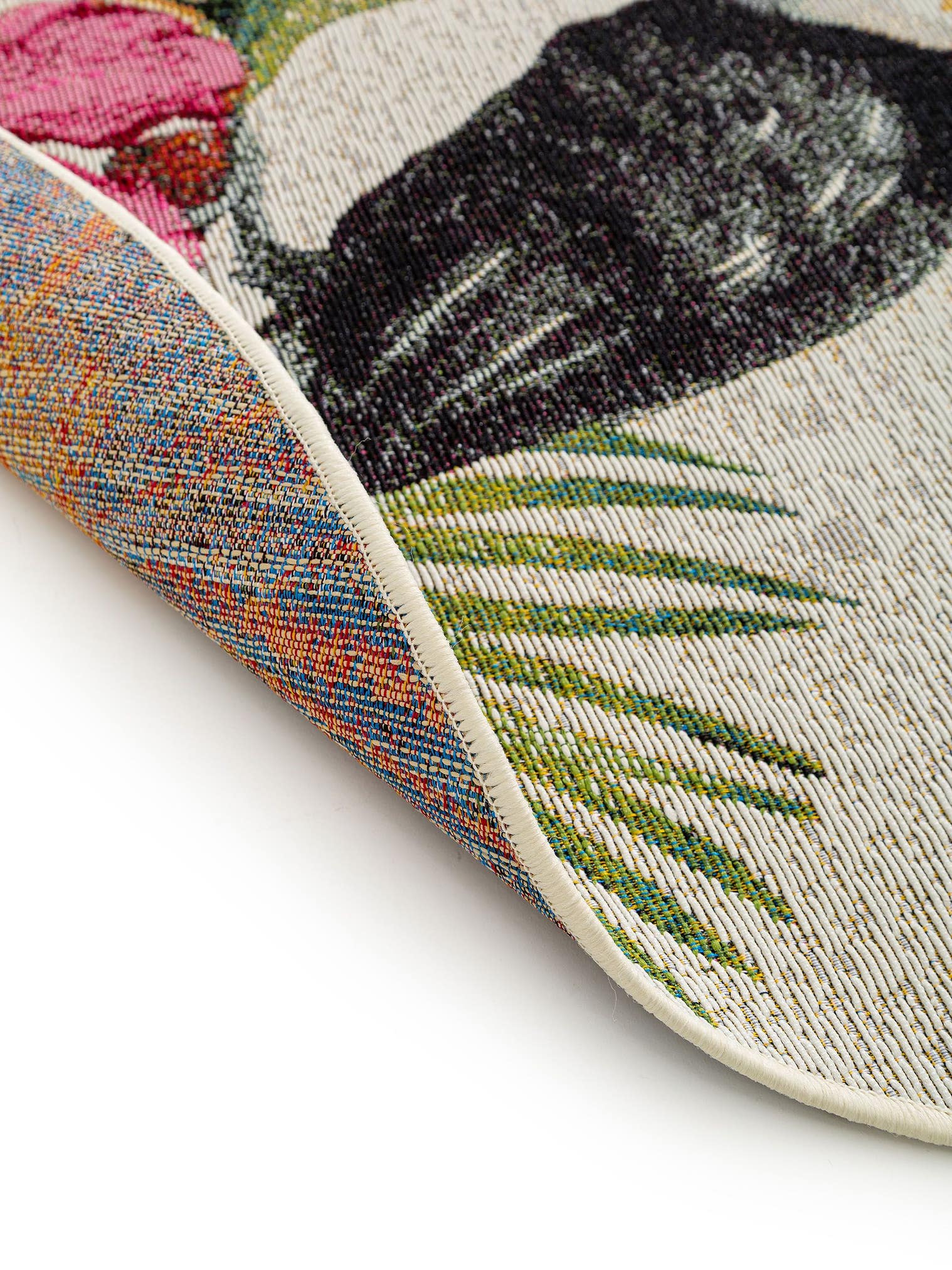 Teppich aus 76% Polypropylen, 23% Polyester, 1% Latex in Multicolor mit bis 5 mm hohem Flor von benuta Nest