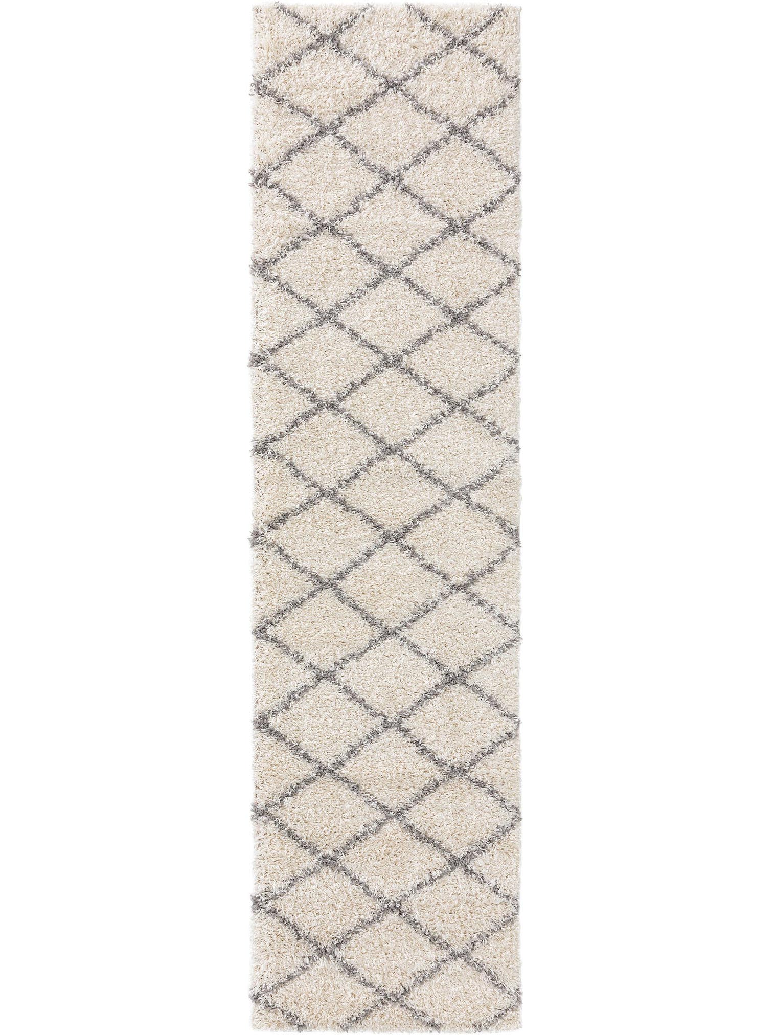 Tapijt van 100% Polypropyleen in Beige met een 31 - 40 mm hoge pool van benuta Pop