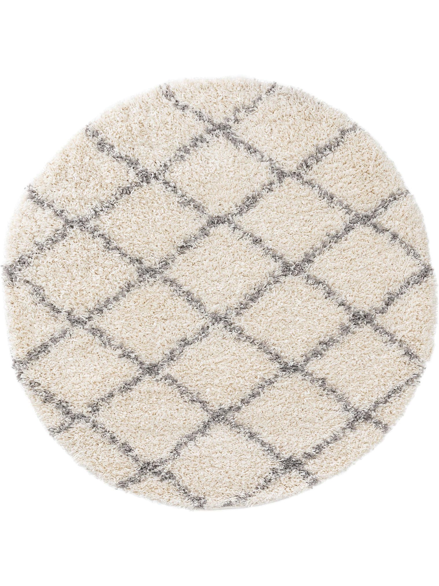 Tapijt van 100% Polypropyleen in Beige met een 31 - 40 mm hoge pool van benuta Pop