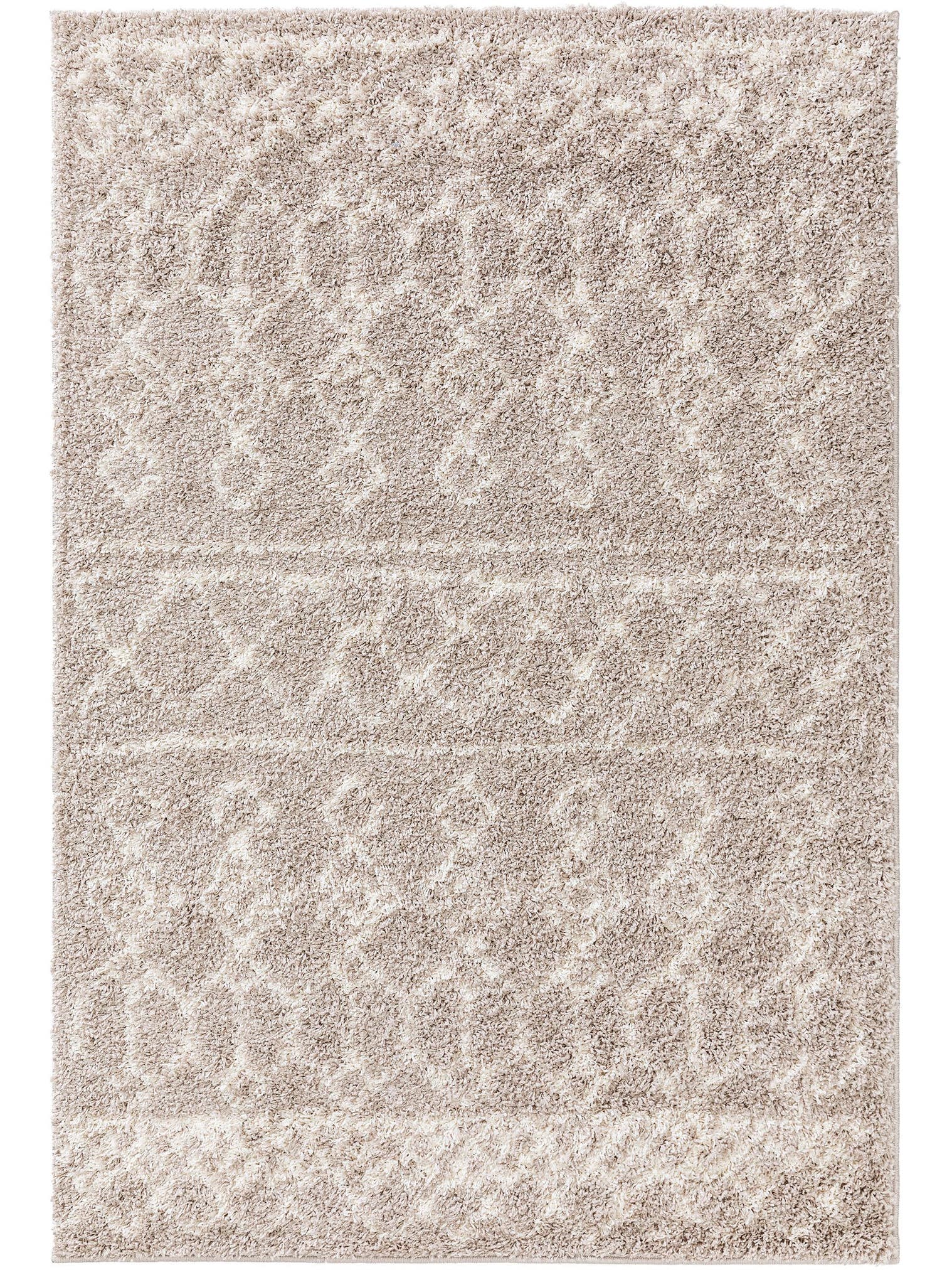 Tapis en 100% Polypropylène en Beige avec une pile de 31 - 40 mm de hauteur de benuta Pop