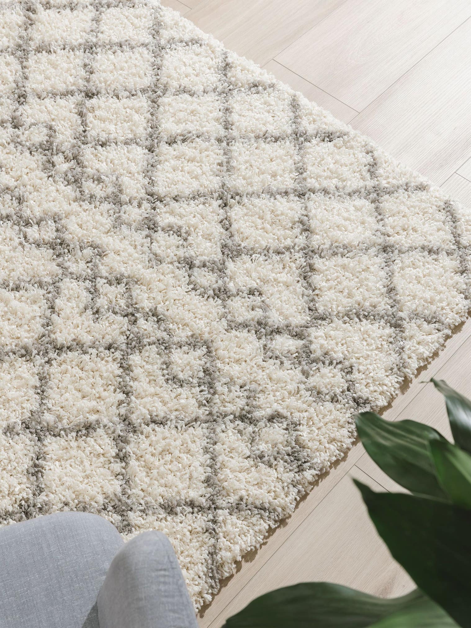 Tapis en 100% Polypropylène en Beige avec une pile de 31 - 40 mm de hauteur de benuta Pop