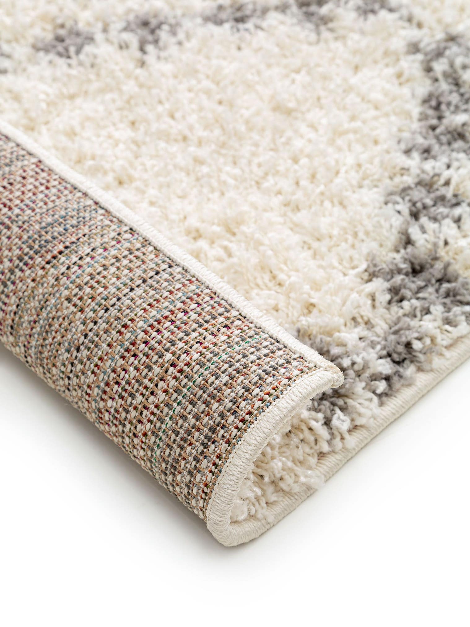 Teppich aus 100% Polypropylen in Beige mit 31 bis 40 mm hohem Flor von benuta Pop
