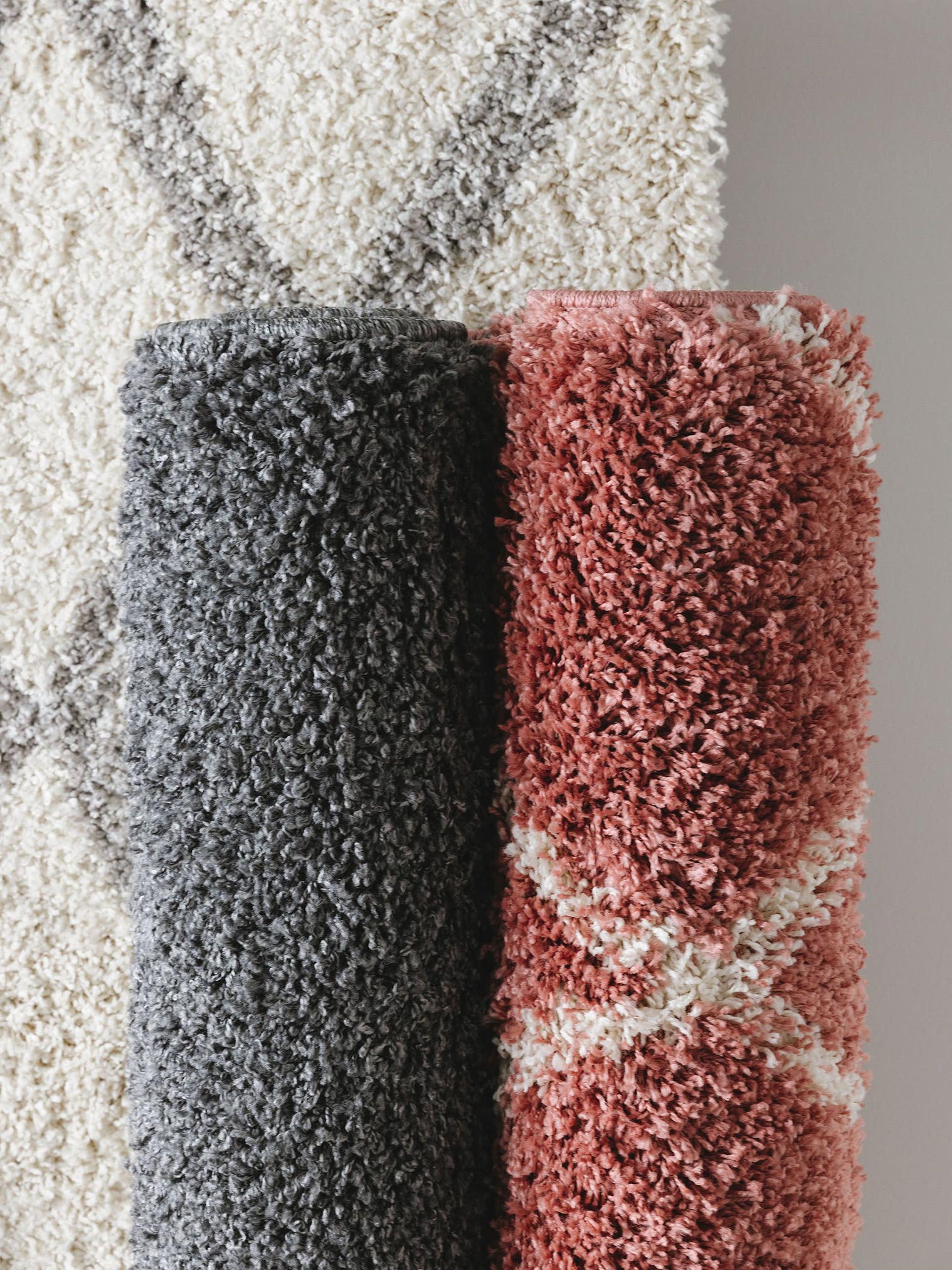 Teppich aus 100% Polypropylen in Rosa mit 31 bis 40 mm hohem Flor von benuta Pop