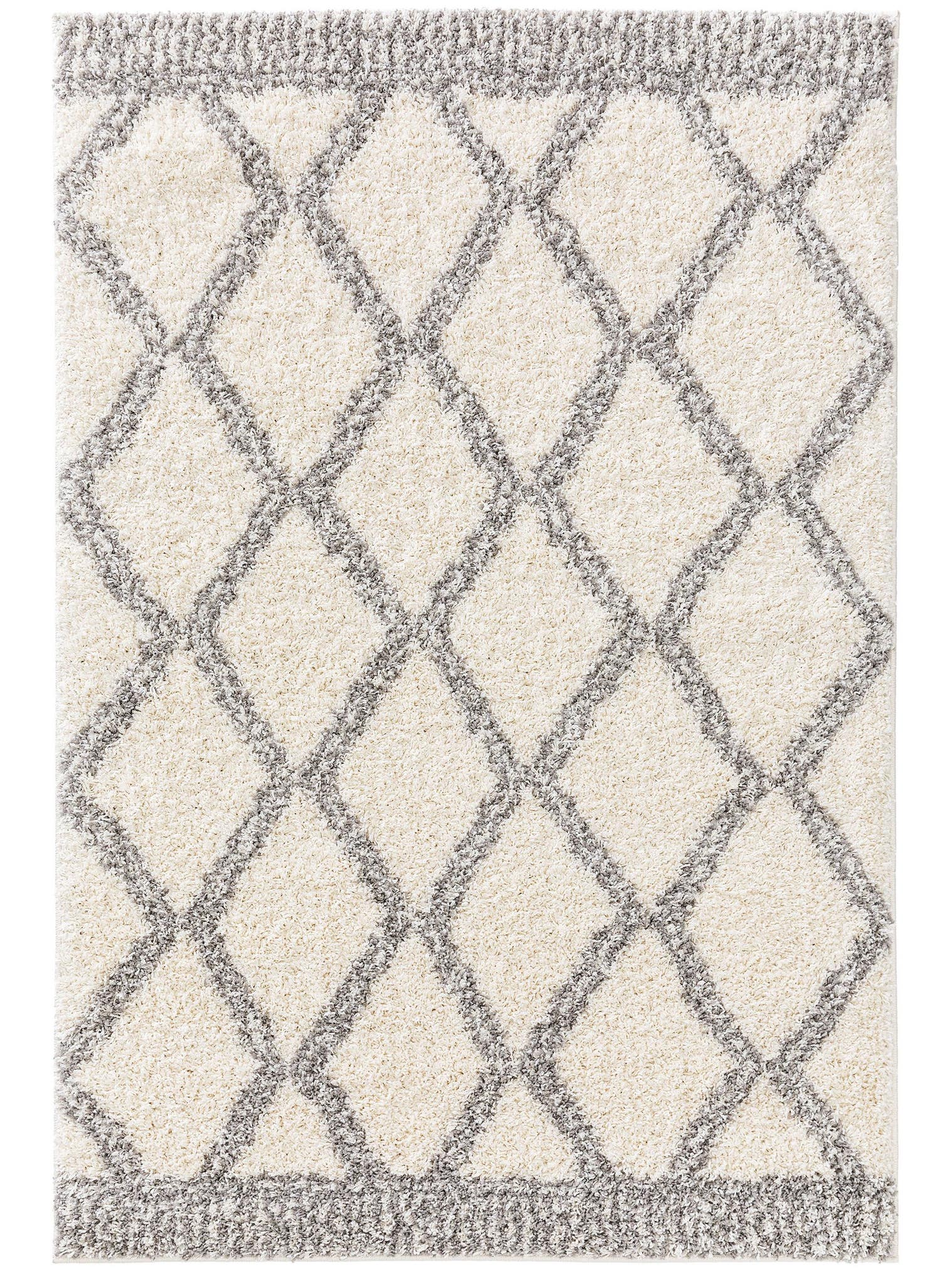 Teppich aus 100% Polypropylen in Beige mit 31 bis 40 mm hohem Flor von benuta Pop