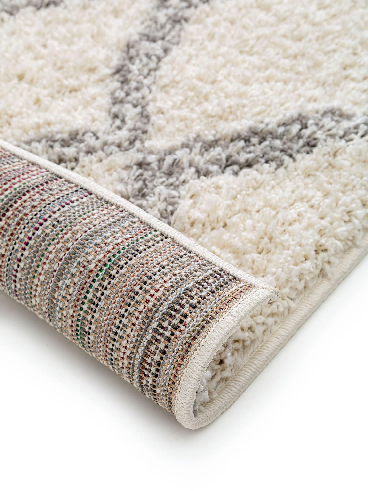 Teppich aus 100% Polypropylen in Beige mit 31 bis 40 mm hohem Flor von benuta Pop