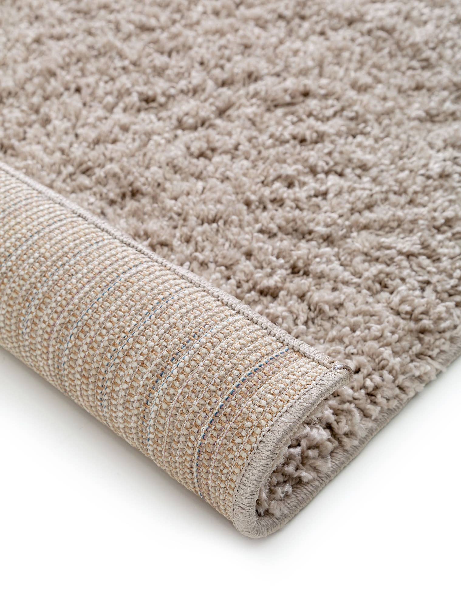 Teppich aus 100% Polypropylen in Beige mit 31 bis 40 mm hohem Flor von benuta Pop
