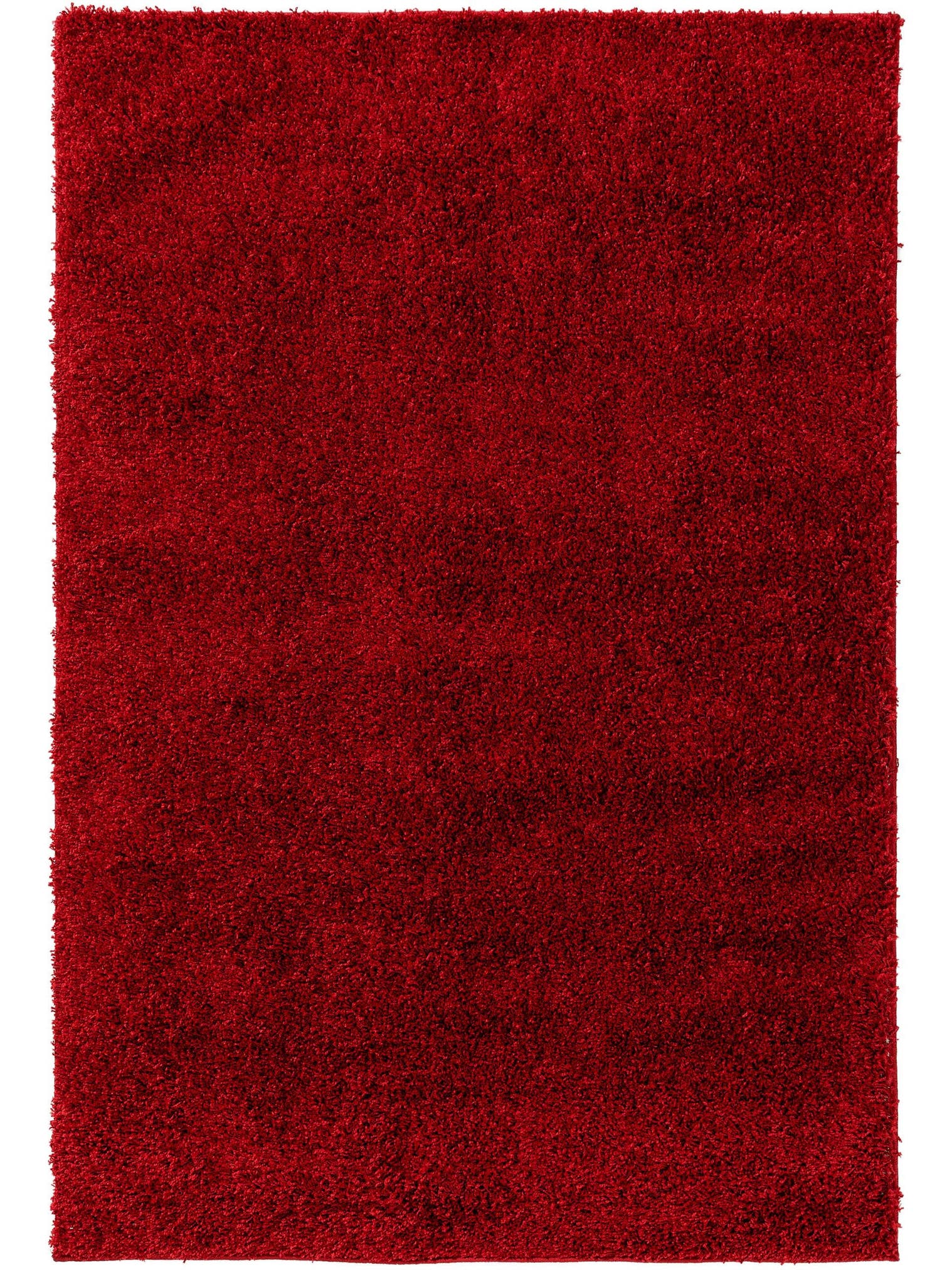 Teppich aus 100% Polypropylen in Rot mit 31 bis 40 mm hohem Flor von benuta Basic
