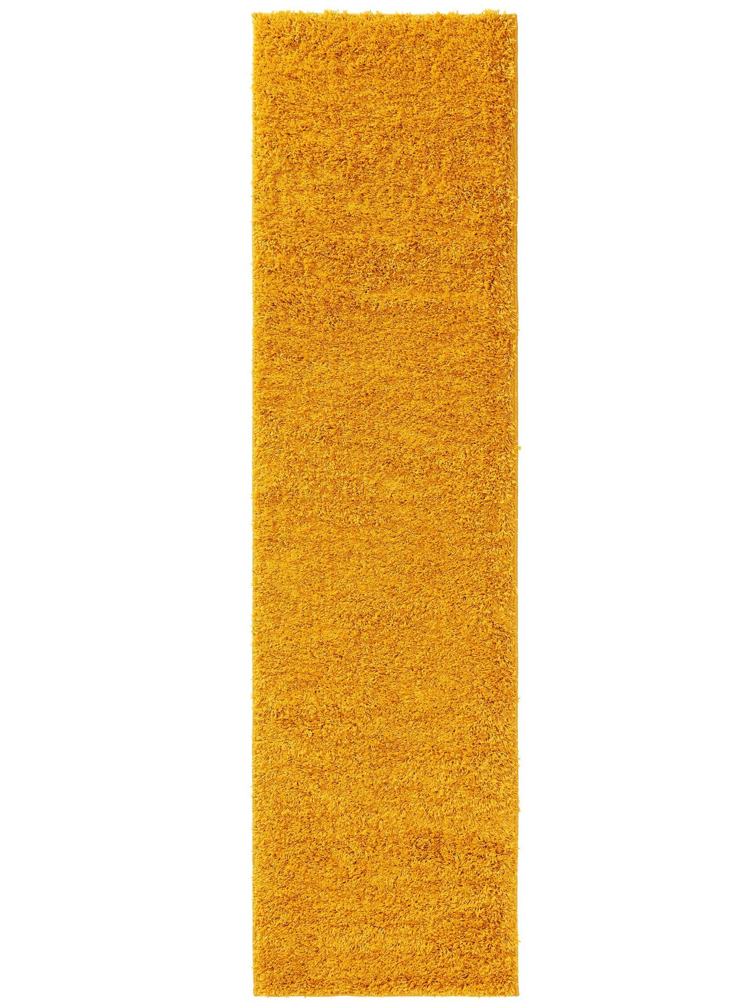 Teppich aus 100% Polypropylen in Gelb mit 31 bis 40 mm hohem Flor von benuta Basic