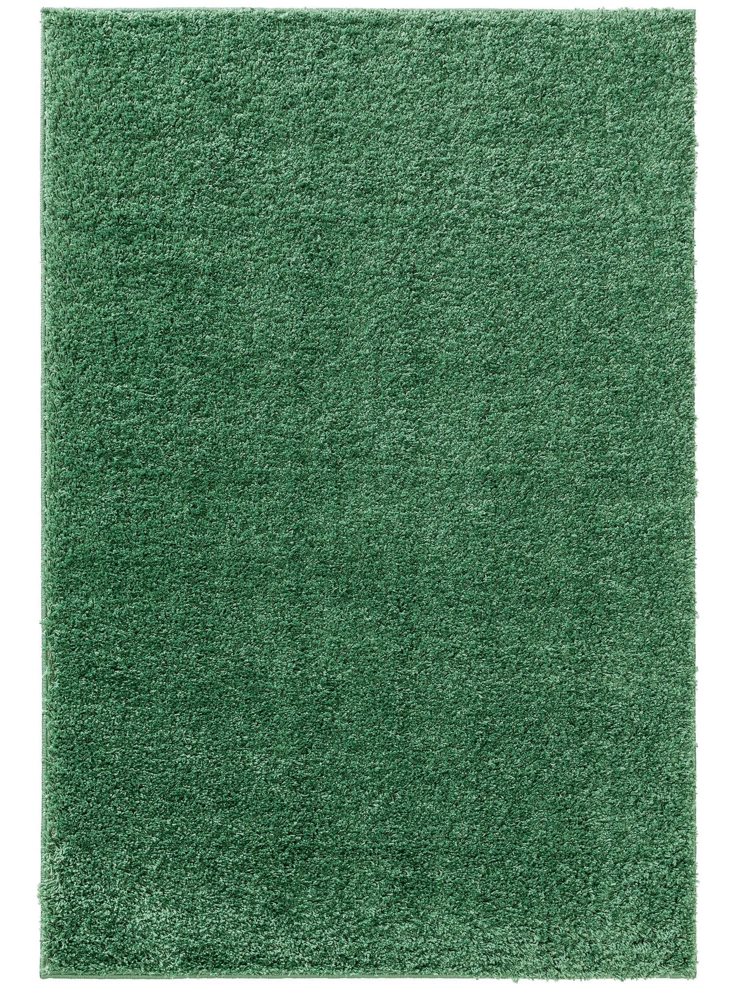 Matta av 100% Polypropylen i Grön med 31 - 40 mm hög lugg från benuta Basic