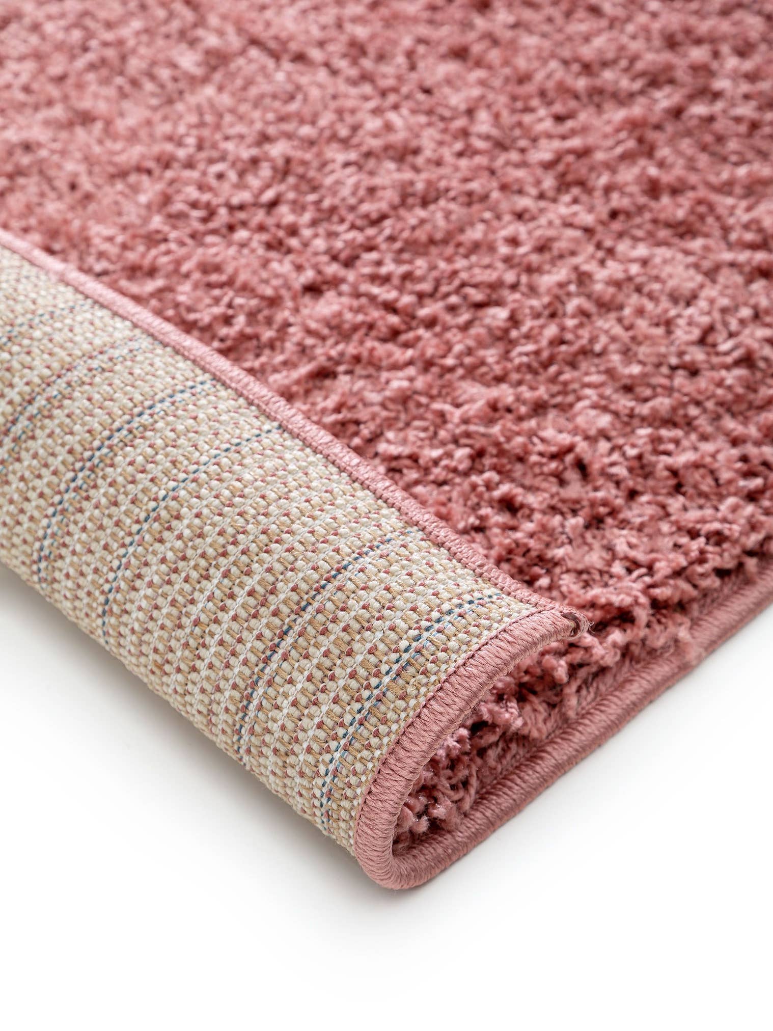 Rug made of 100% Polypropylene in Pink with a 31 - 40 mm high pile by benuta Pop