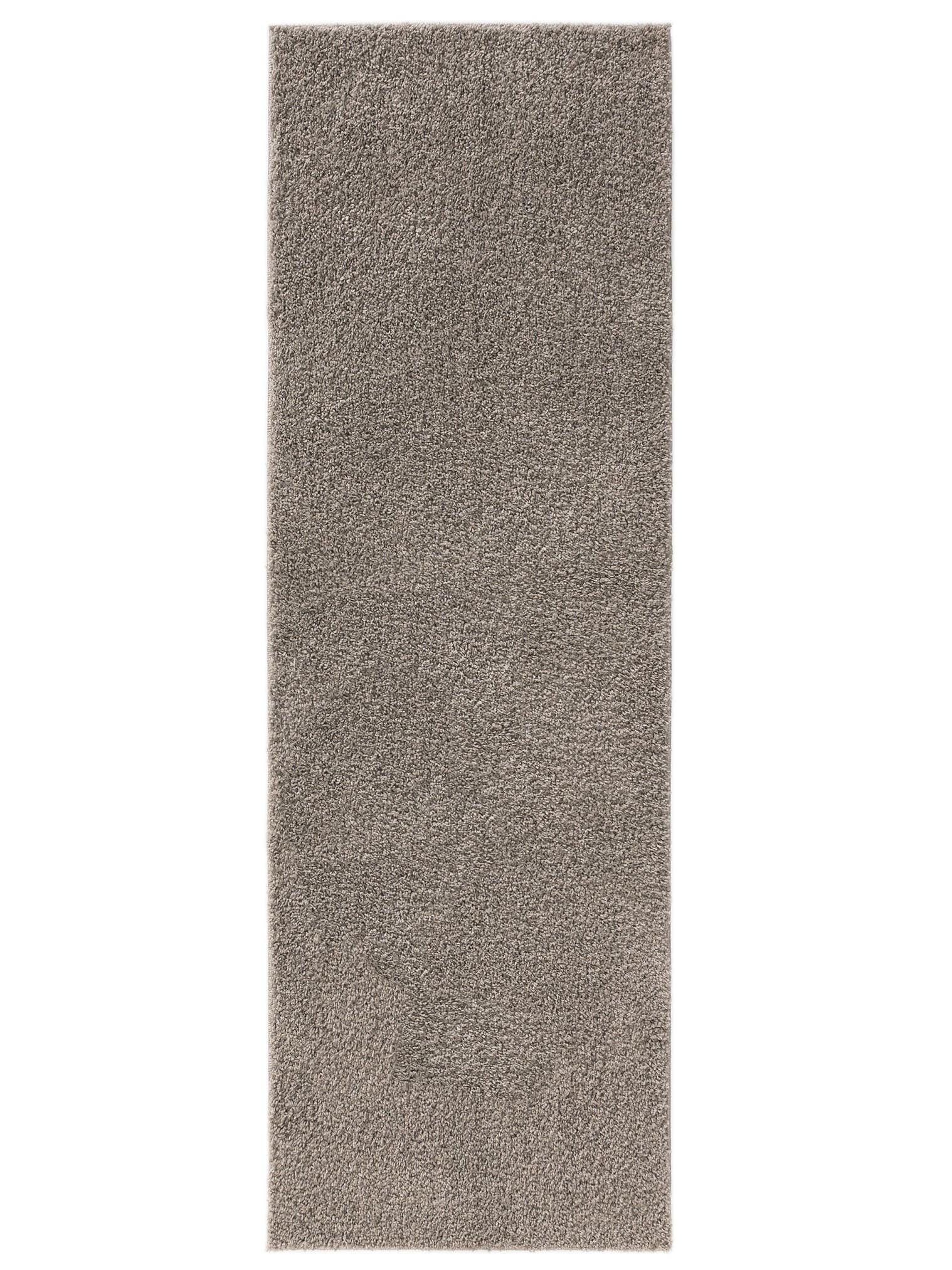 Rug made of 100% Polypropylene in Grey with a 31 - 40 mm high pile by benuta Basic