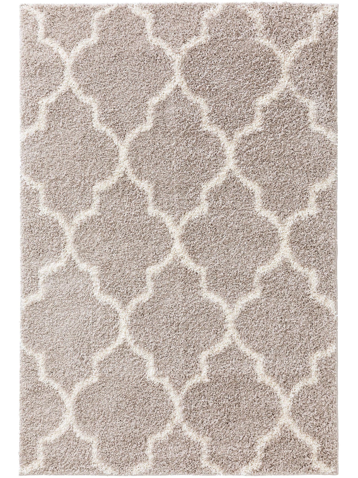 Tapis en 100% Polypropylène en Beige avec une pile de 31 - 40 mm de hauteur de benuta Pop