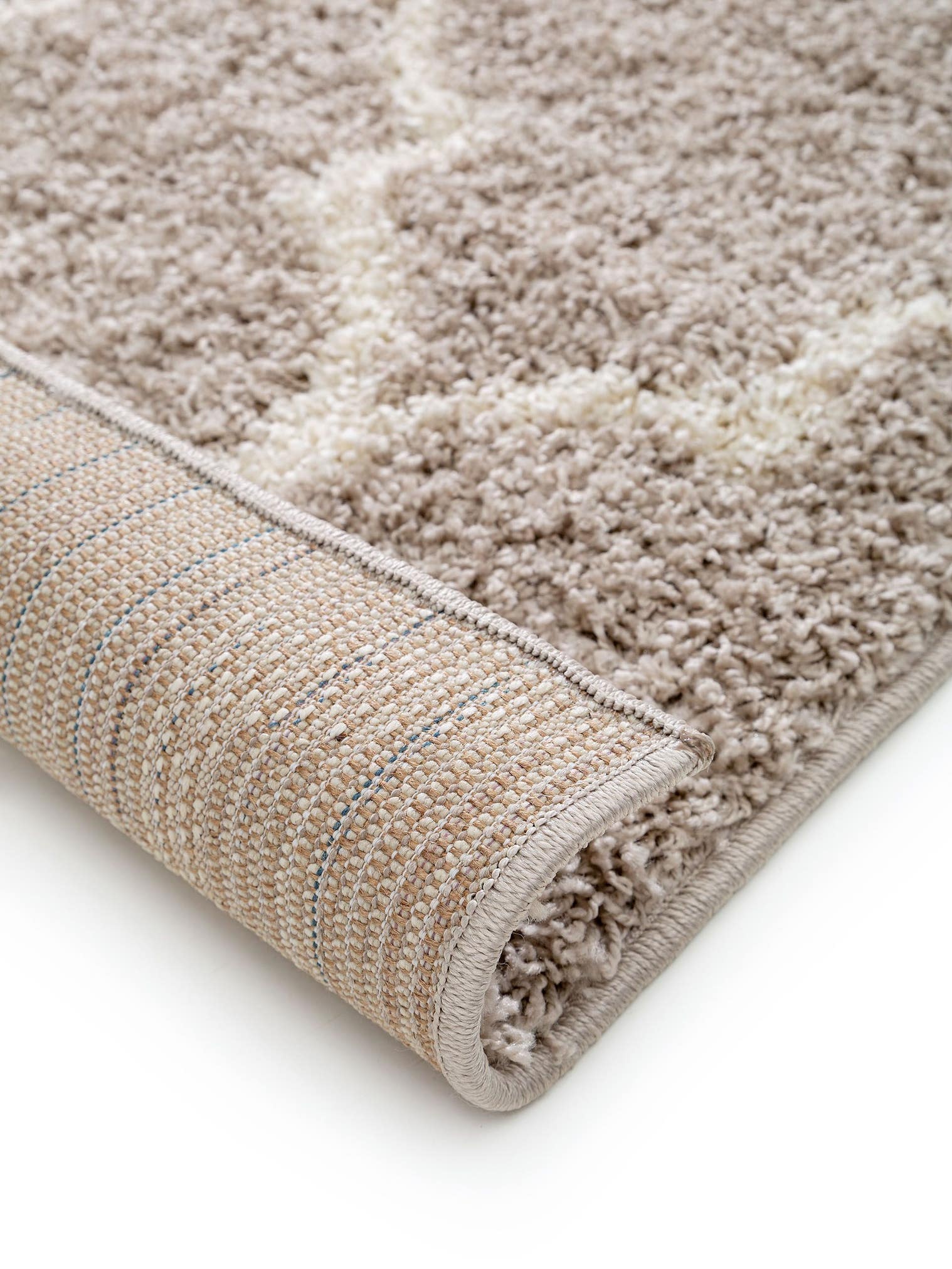 Tapis en 100% Polypropylène en Beige avec une pile de 31 - 40 mm de hauteur de benuta Pop
