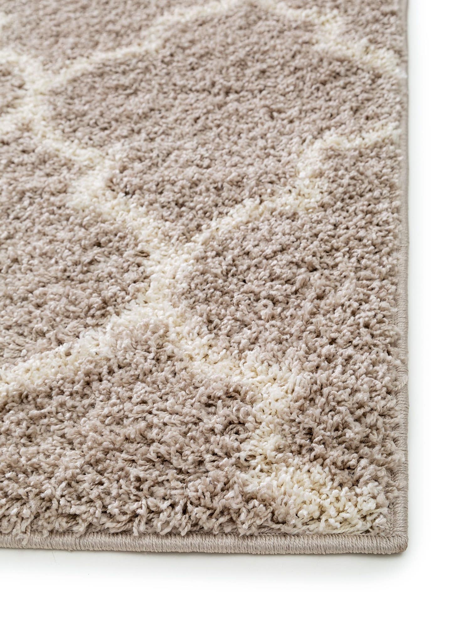 Tapis en 100% Polypropylène en Beige avec une pile de 31 - 40 mm de hauteur de benuta Pop