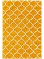 Tapis à poils longs Soho Jaune