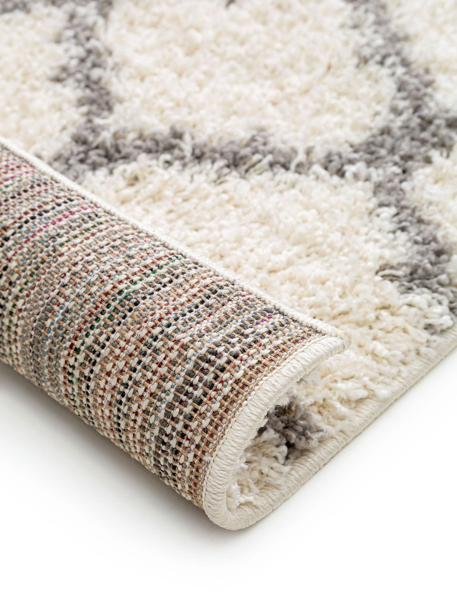 Teppich aus 100% Polypropylen in Beige mit 31 bis 40 mm hohem Flor von benuta Pop