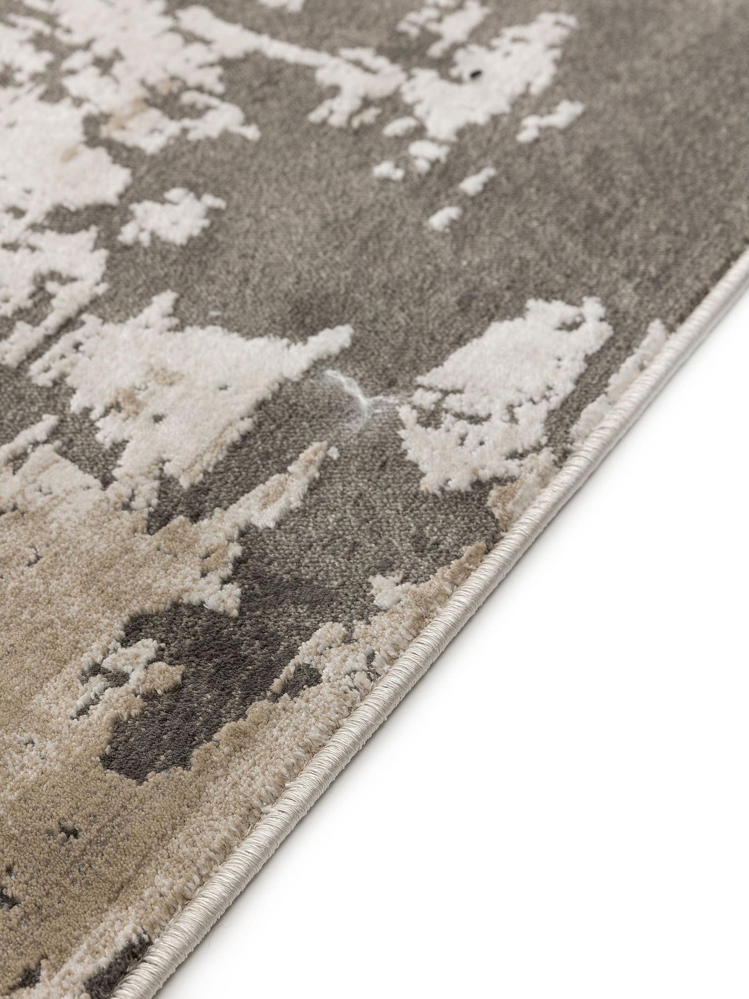 Alfombra de 100% Poliéster en Gris con un pelo de {{Placeholder_Pile Height}} de altura de benuta Nest