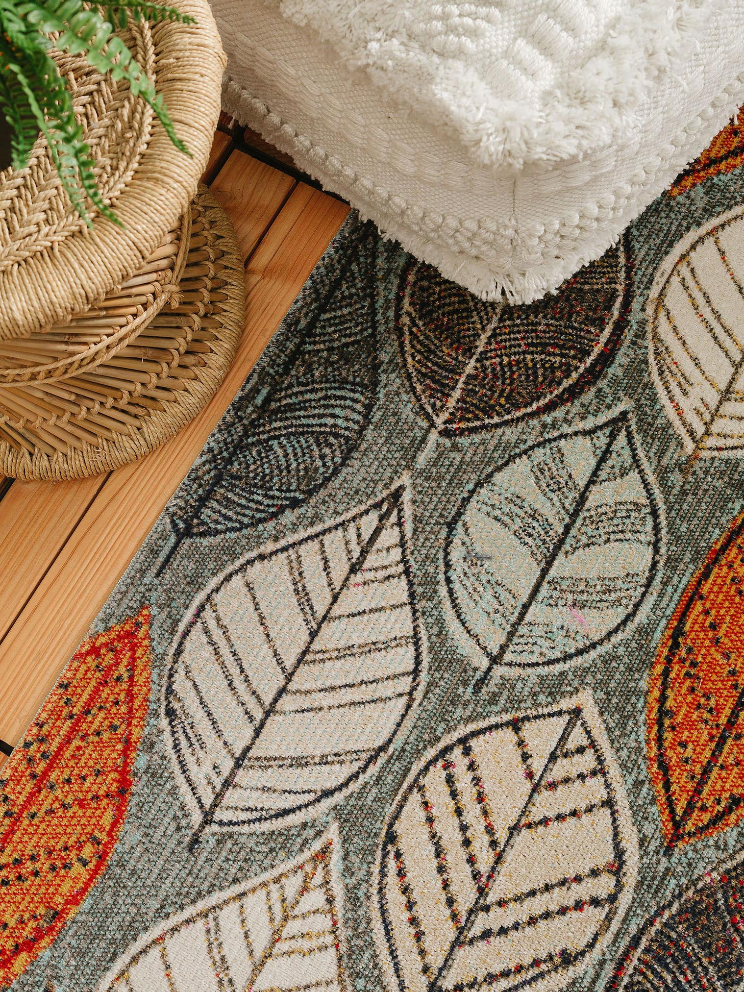 Teppich aus 100% Polypropylen in Multicolor mit bis 5 mm hohem Flor von benuta Nest