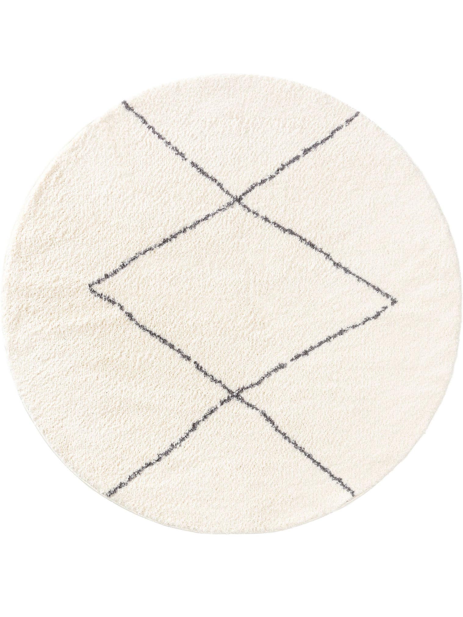 Tapijt van 100% Polyester (microfiber) in Beige met een 21 - 30 mm hoge pool van benuta Nest