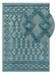 Tapis d'extérieur & intérieur Bonte Turquoise