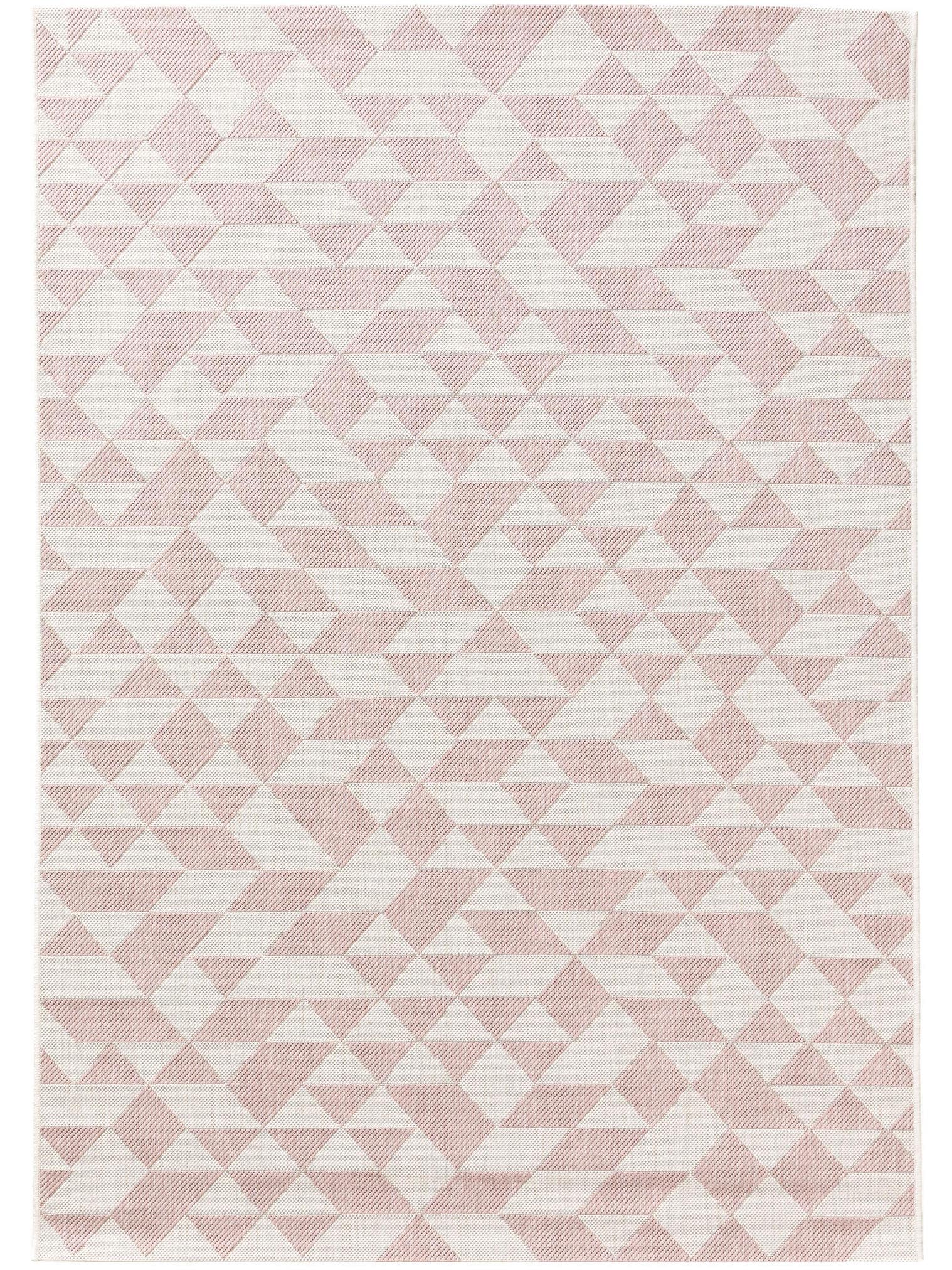 Rug made of 100% Polypropylene in Pink with a 1- 5 mm high pile by benuta Nest