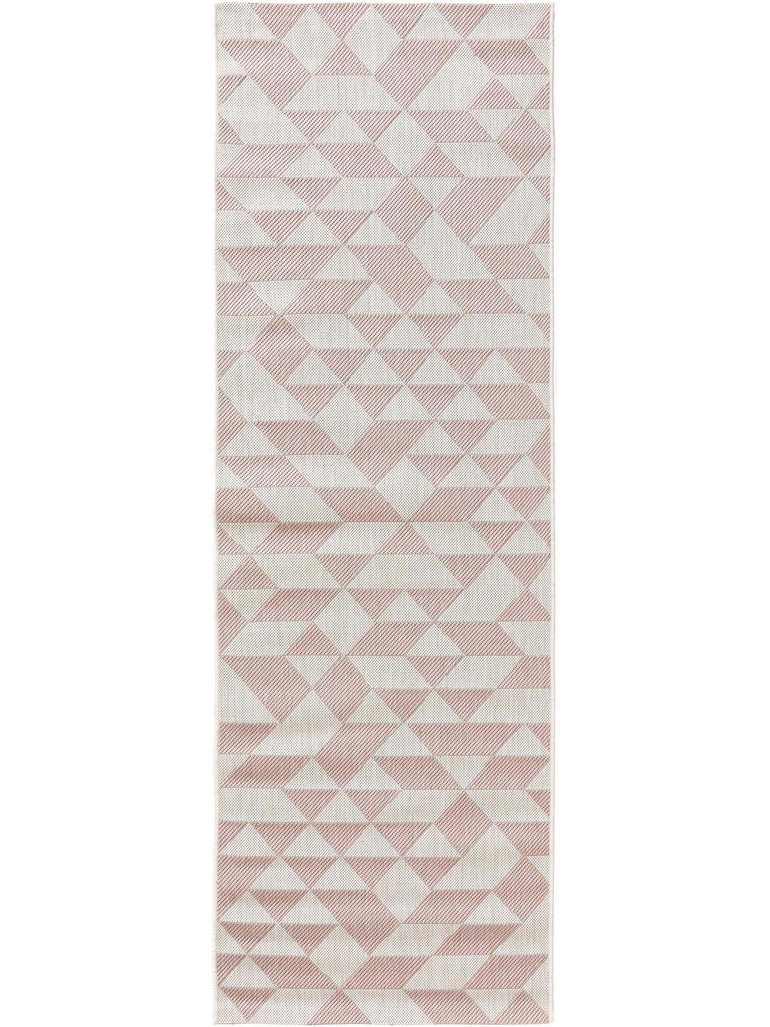 Teppich aus 100% Polypropylen in Rosa mit bis 5 mm hohem Flor von benuta