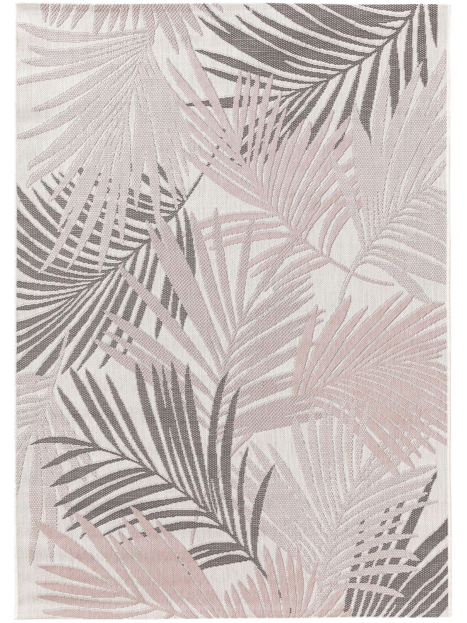 Matta av 100% Polypropylen i Rosa med 1- 5 mm hög lugg från benuta Nest