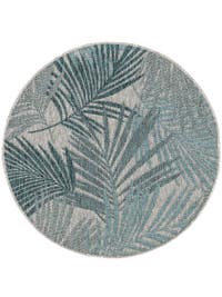 In- & Outdoor-Teppich rund Cleo Blau