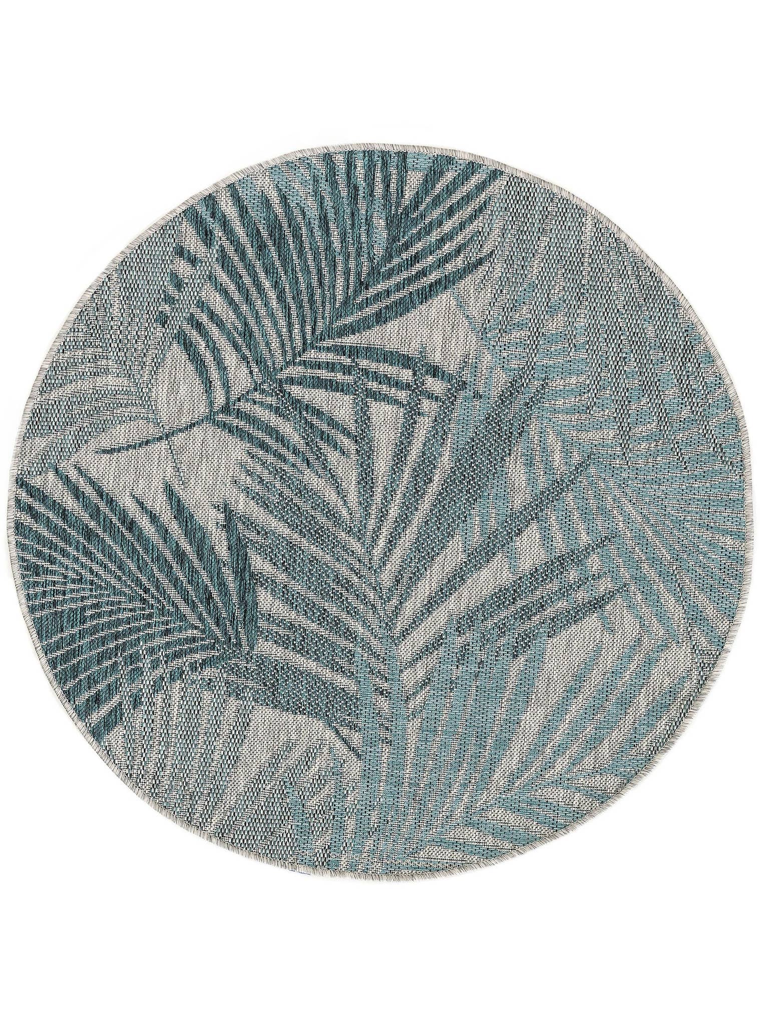 Rug made of 100% Polypropylene in Blue with a 1- 5 mm high pile by benuta Nest