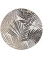 In- & Outdoor-Teppich rund Cleo Schwarz