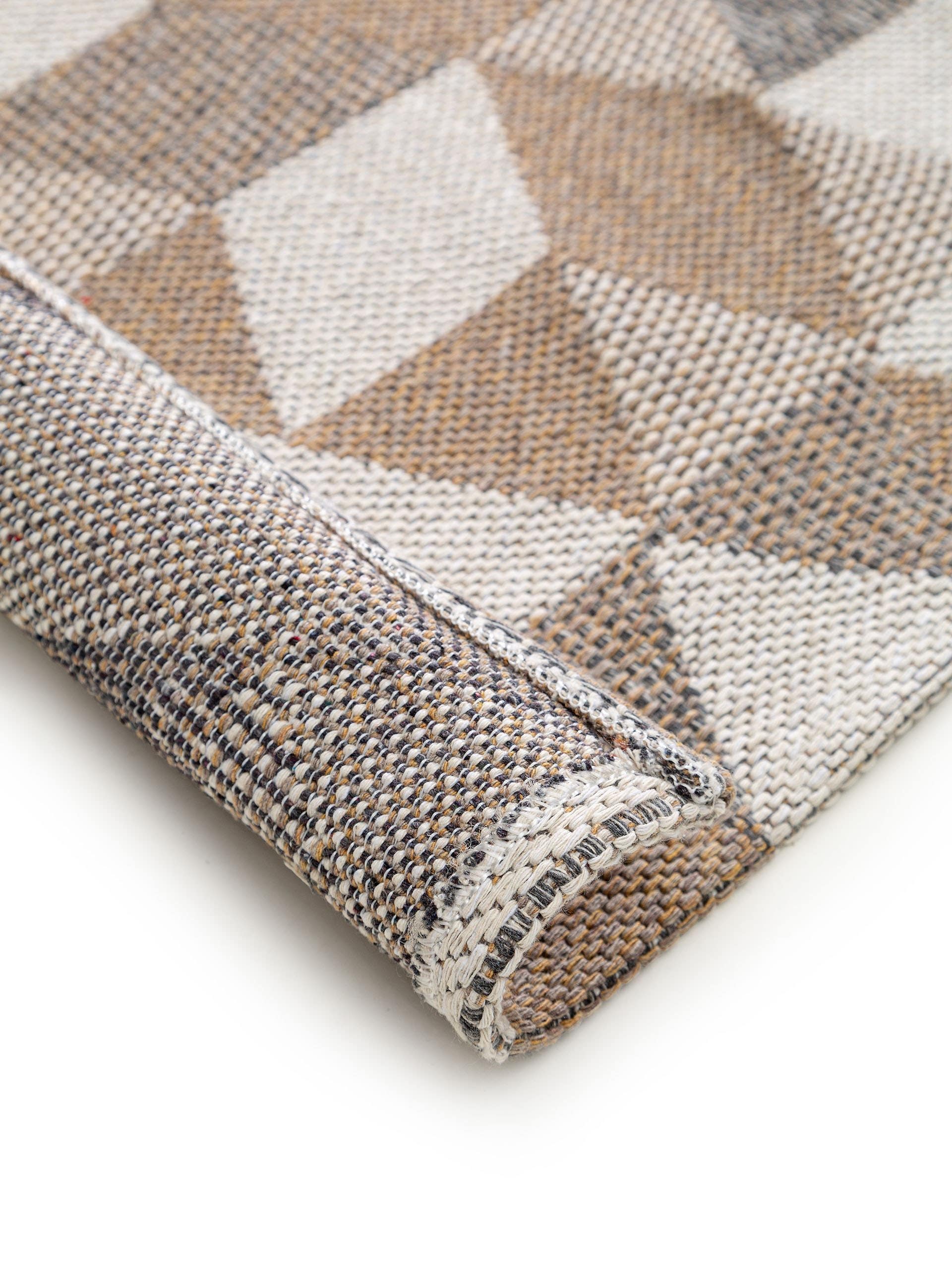 Rug made of 100% Cotton in Beige with a 1- 5 mm high pile by benuta