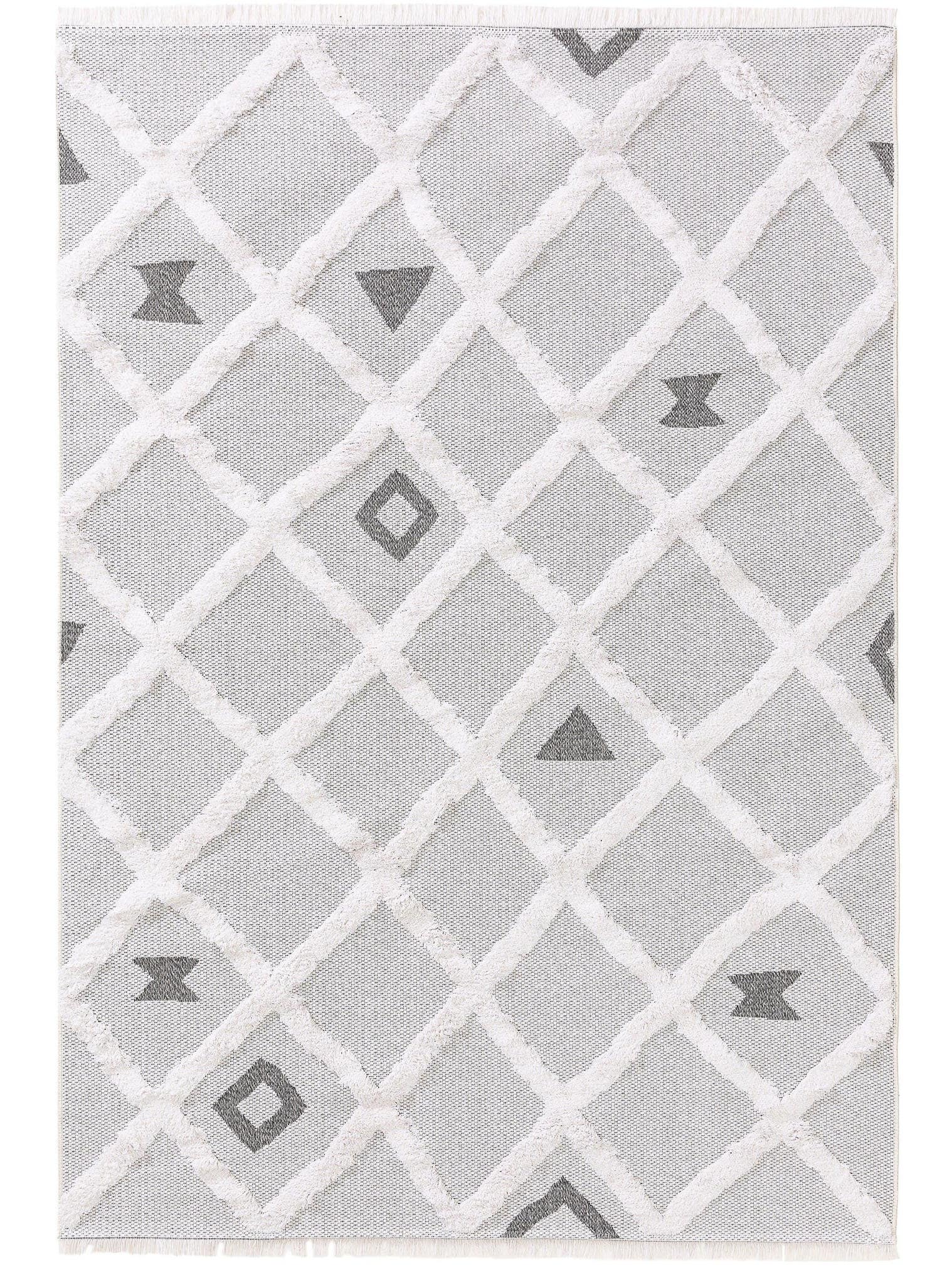 Tappeto di 100% Cotone in Beige con pelo alto 11 - 20 mm da benuta Pop