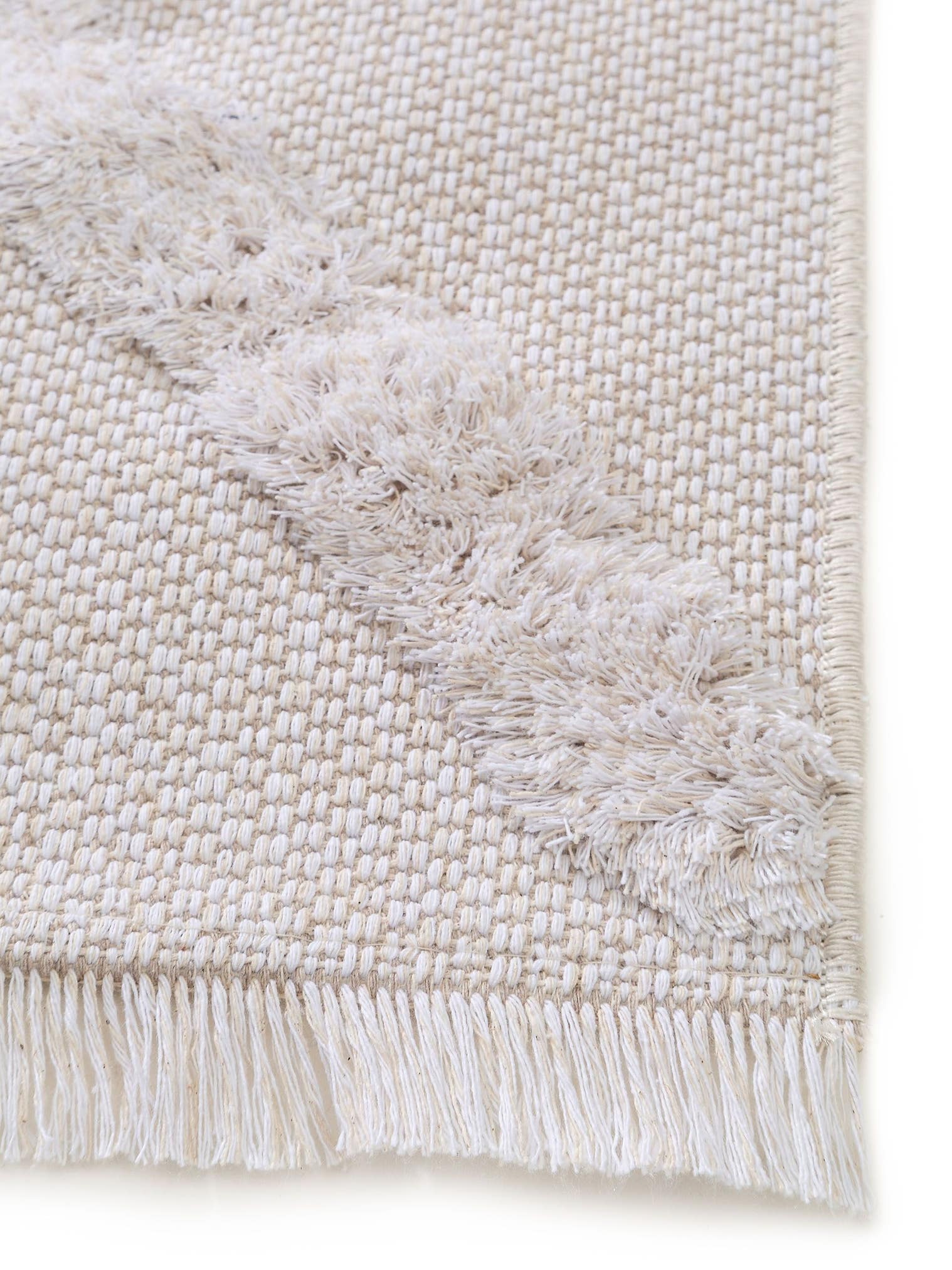 Tappeto di 100% Cotone in Beige con pelo alto 11 - 20 mm da benuta Pop