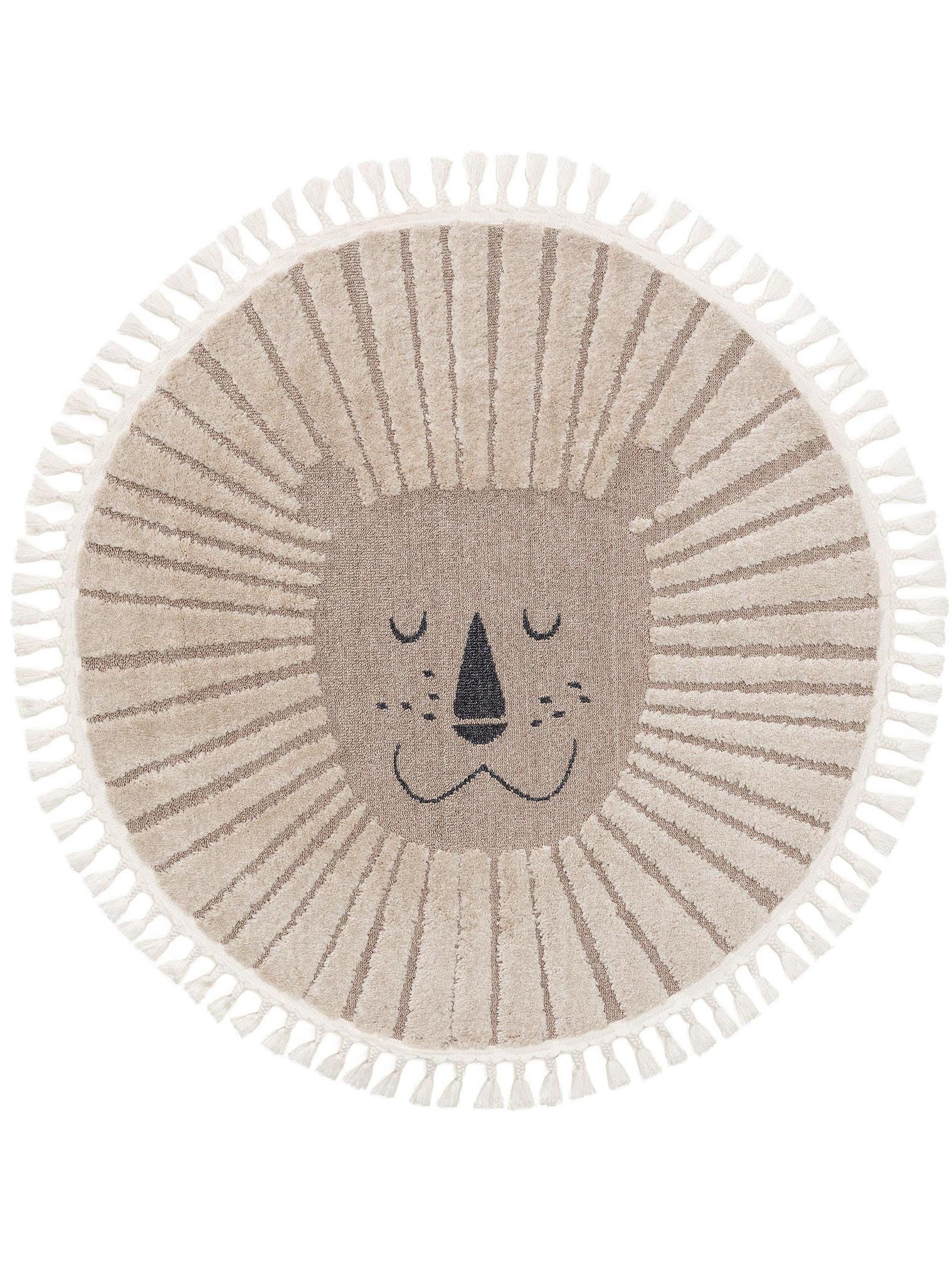 Tapijt van 100% Polyester in Beige met een 11 - 20 mm hoge pool van Lytte