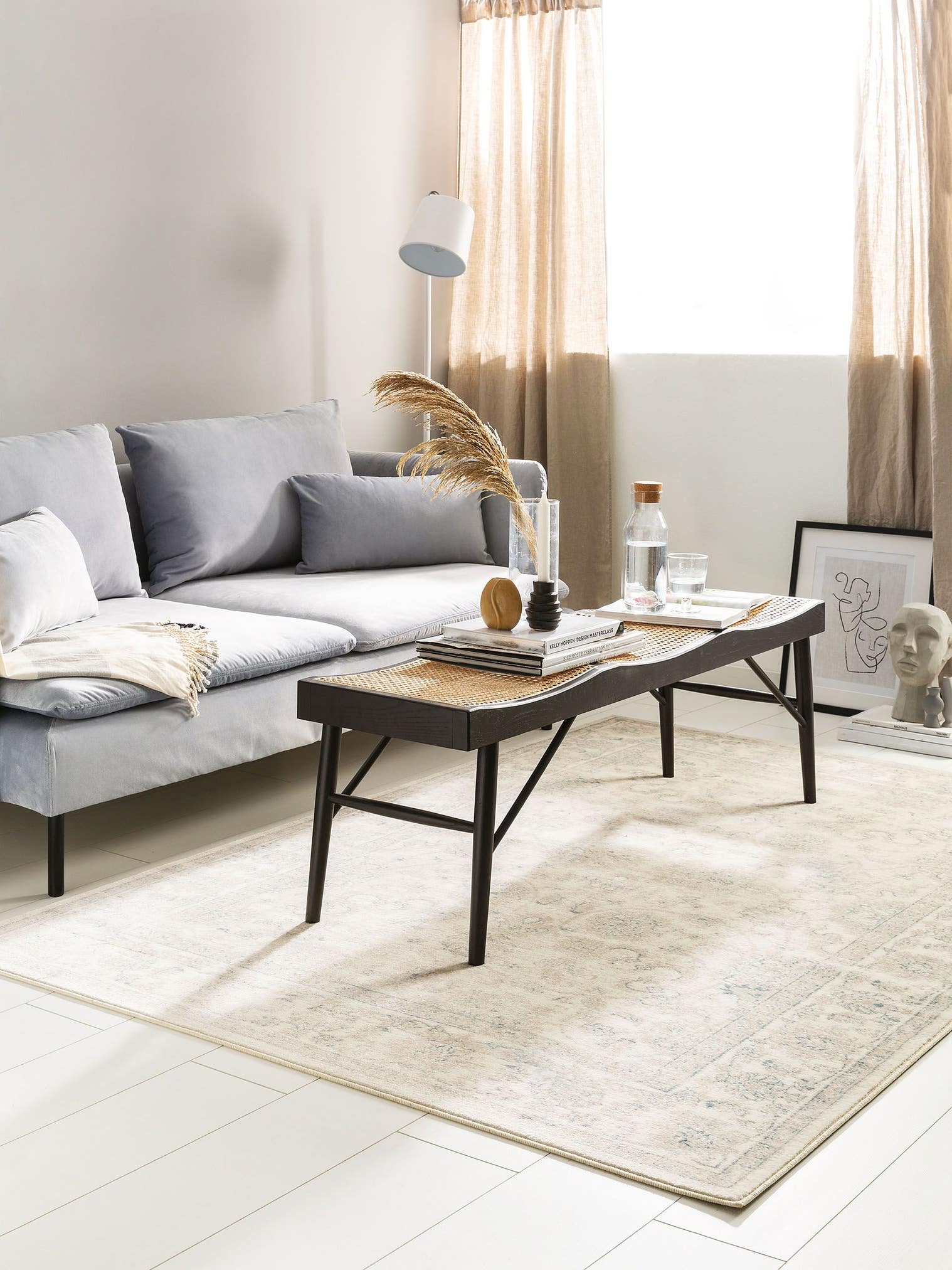 Alfombra de 100% Polipropileno en Beige con un pelo de {{Placeholder_Pile Height}} de altura de benuta Nest