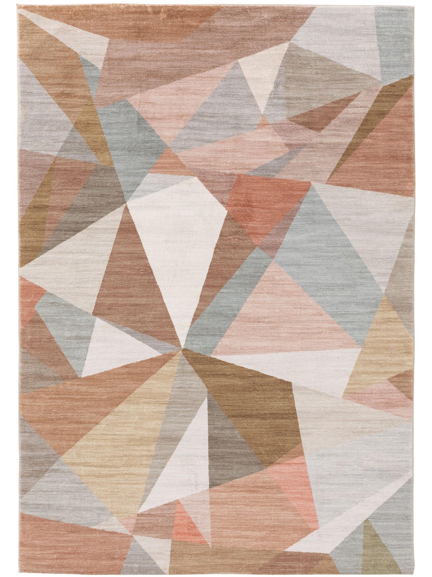 Tapis en 100% Polyester en Multicouleur avec une pile de 6 - 10 mm de hauteur de benuta Pop