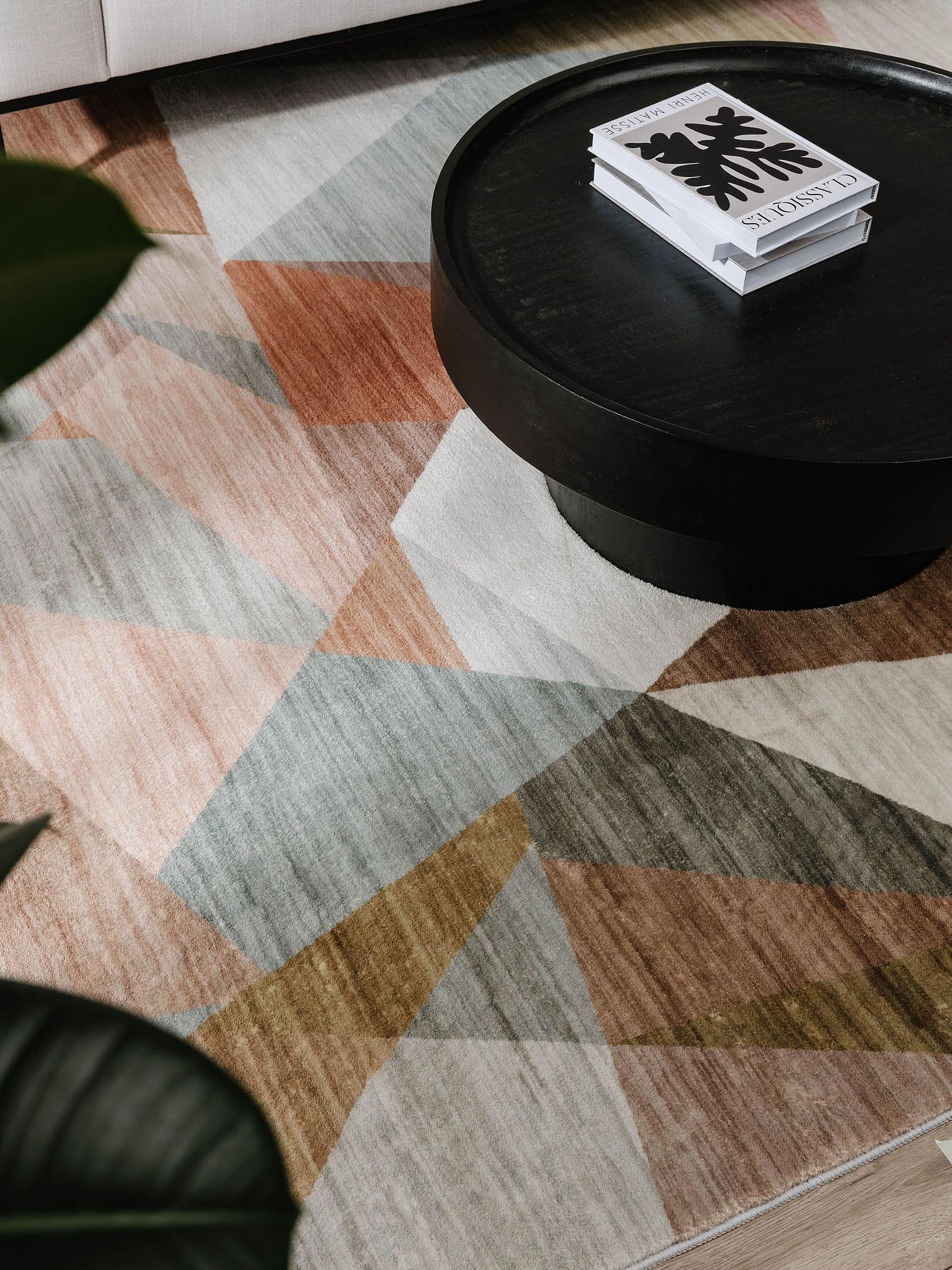 Tapis en 100% Polyester en Multicouleur avec une pile de 6 - 10 mm de hauteur de benuta Pop