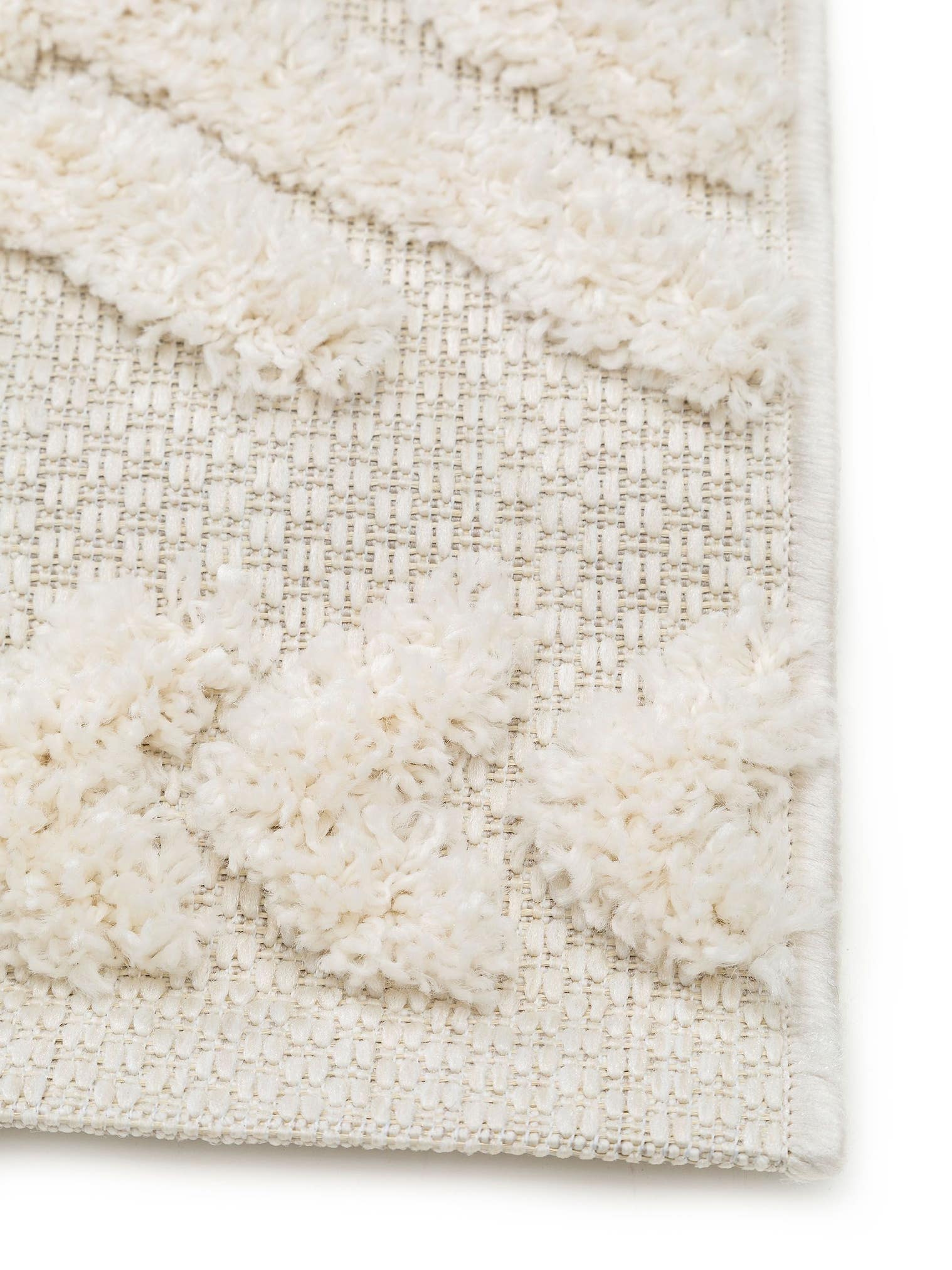 Teppich aus 100% Polypropylen in Beige mit 21 bis 30 mm hohem Flor von benuta Pop