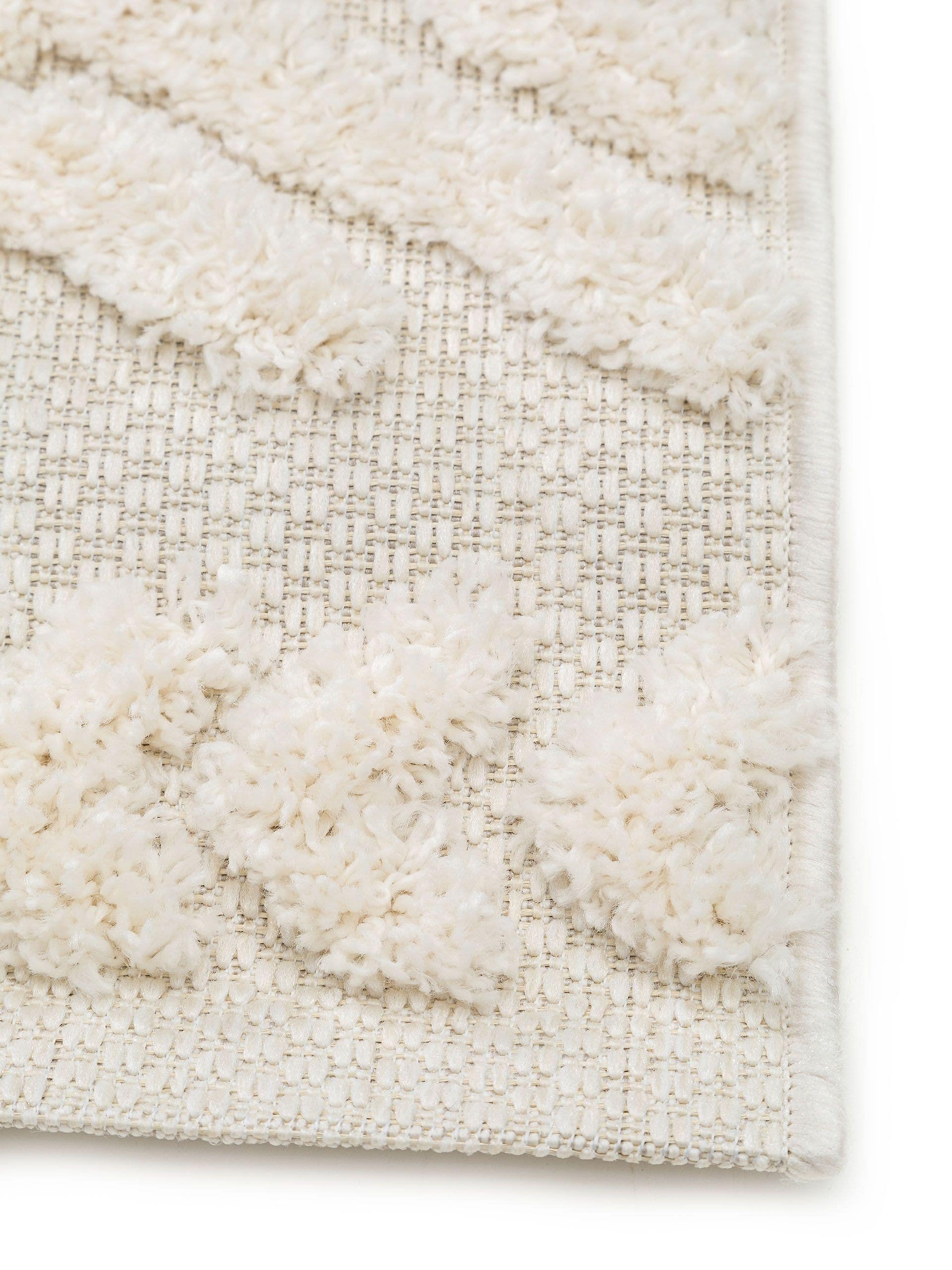 Tappeto di 100% Polipropilene in Beige con pelo alto 21 - 30 mm da benuta Pop