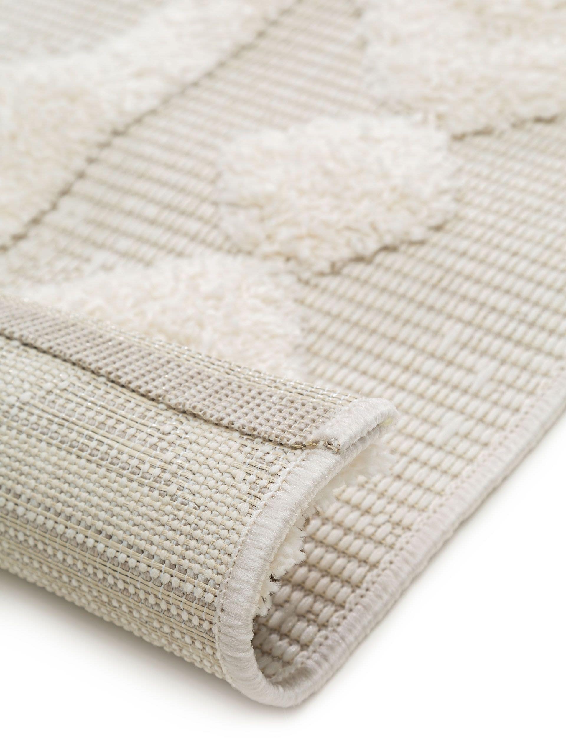 Alfombra de 100% Polipropileno en Beige con un pelo de {{Placeholder_Pile Height}} de altura de benuta Pop