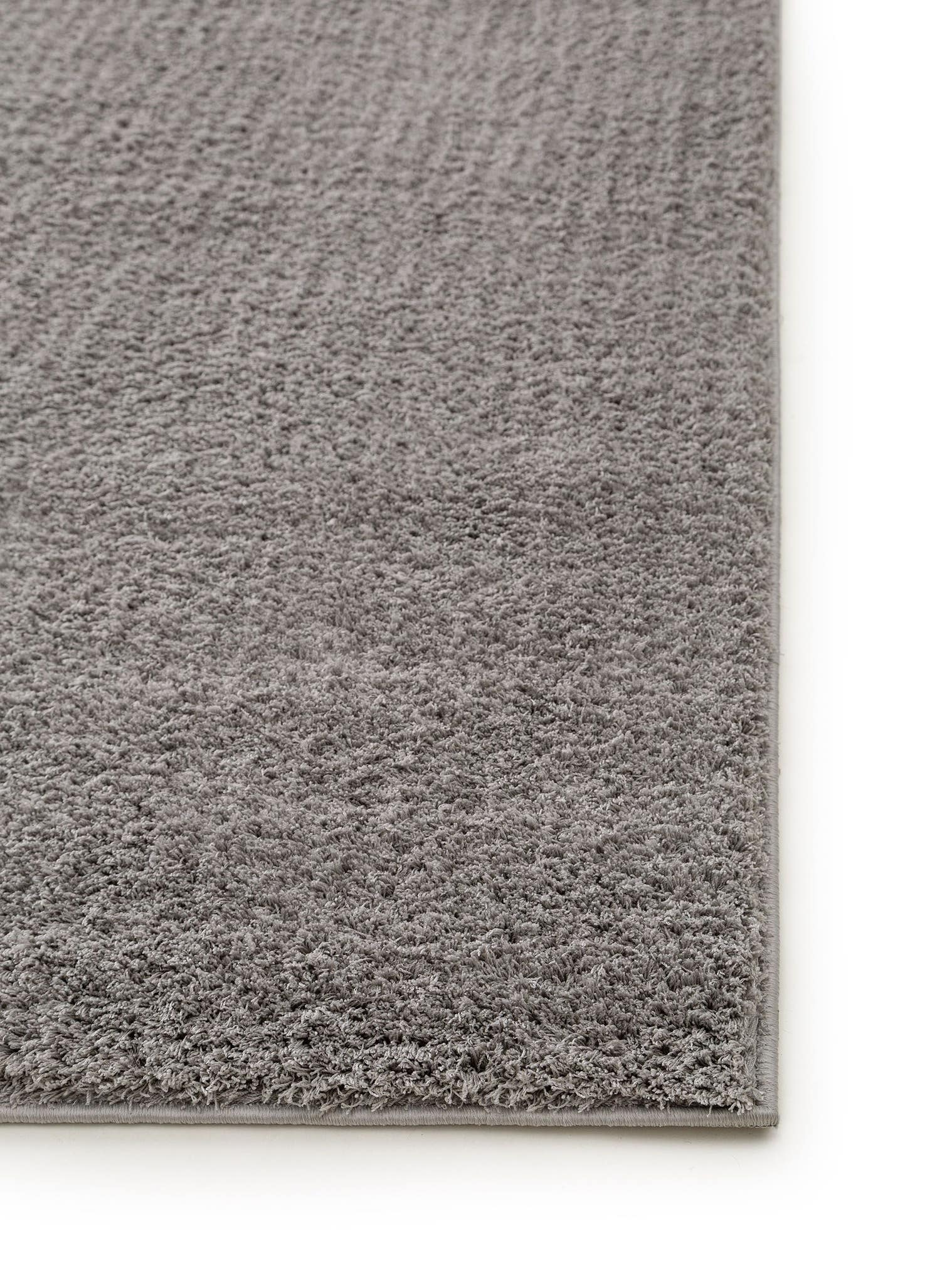 Tapis en 100% Polyester (Microfibres) en Gris avec une pile de 21 - 30 mm de hauteur de benuta Nest