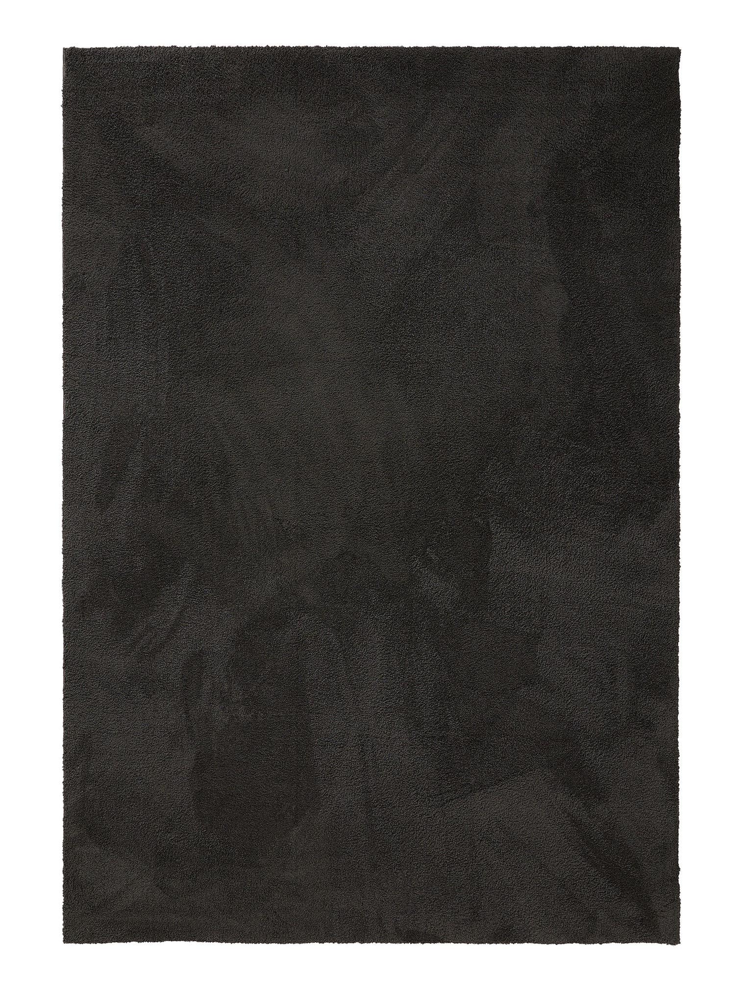 Tapis en 100% Polyester en Noir avec une pile de 31 - 40 mm de hauteur de benuta Nest