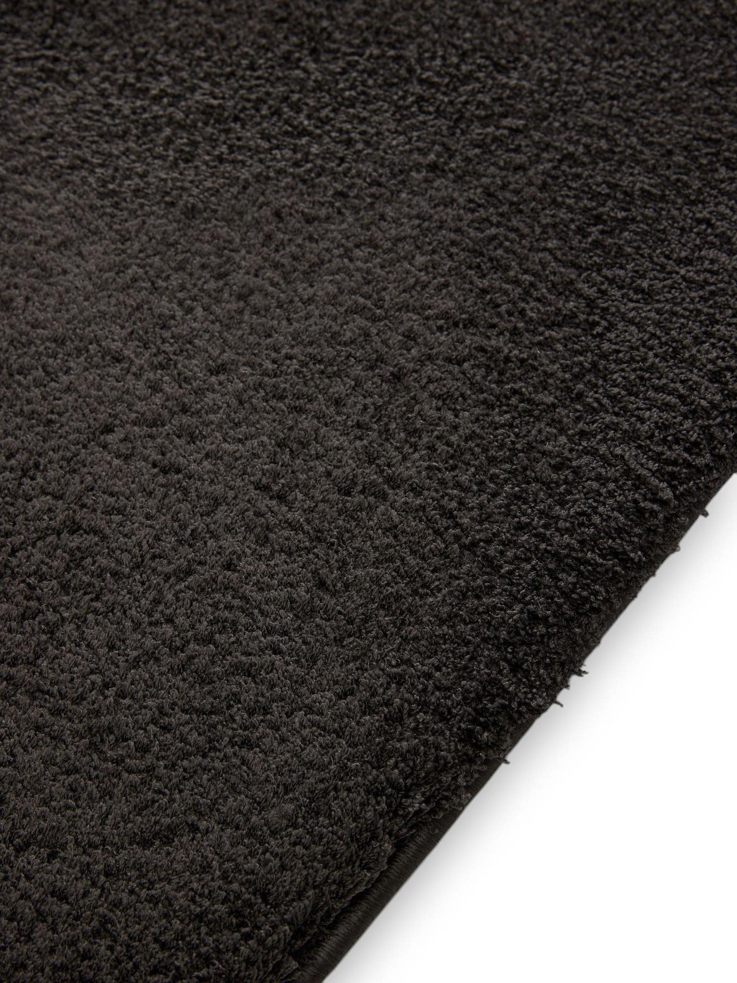 Tapis en 100% Polyester en Noir avec une pile de 31 - 40 mm de hauteur de benuta Nest