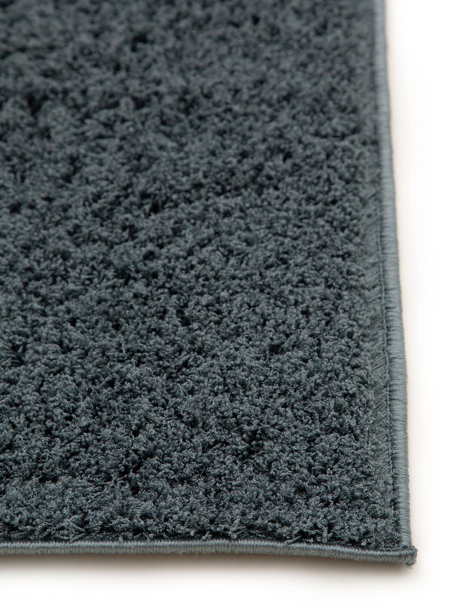 Tæppe af 100% Polyester (microfiber) i Turkis med 21 - 30 mm høj luv fra benuta Nest