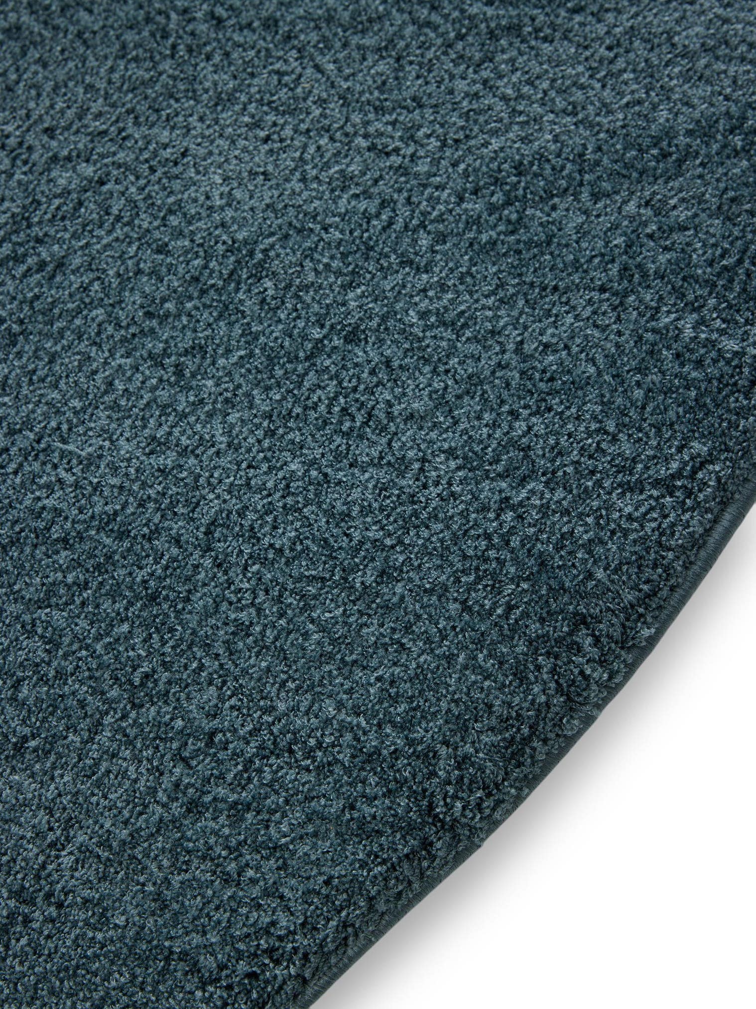 Tappeto di 100% Poliestere (Microfibra) in Azzurro con pelo alto 21 - 30 mm da benuta Nest