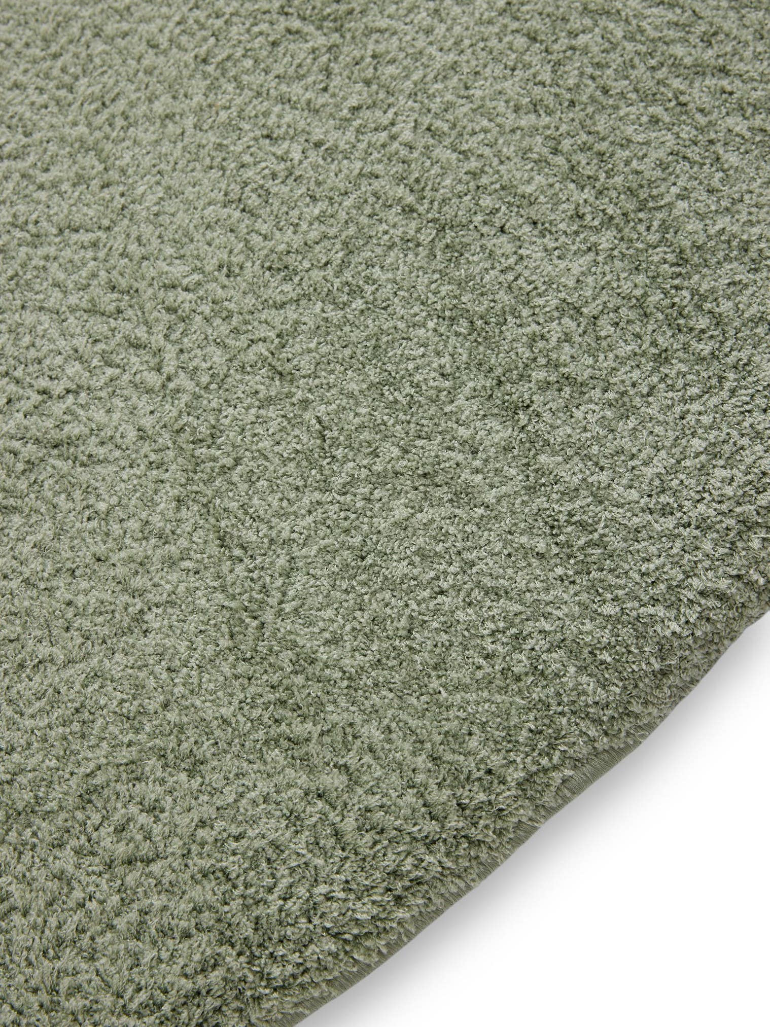 Matta av 100% Polyester (microfiber) i Grön med 21 - 30 mm hög lugg från benuta Nest