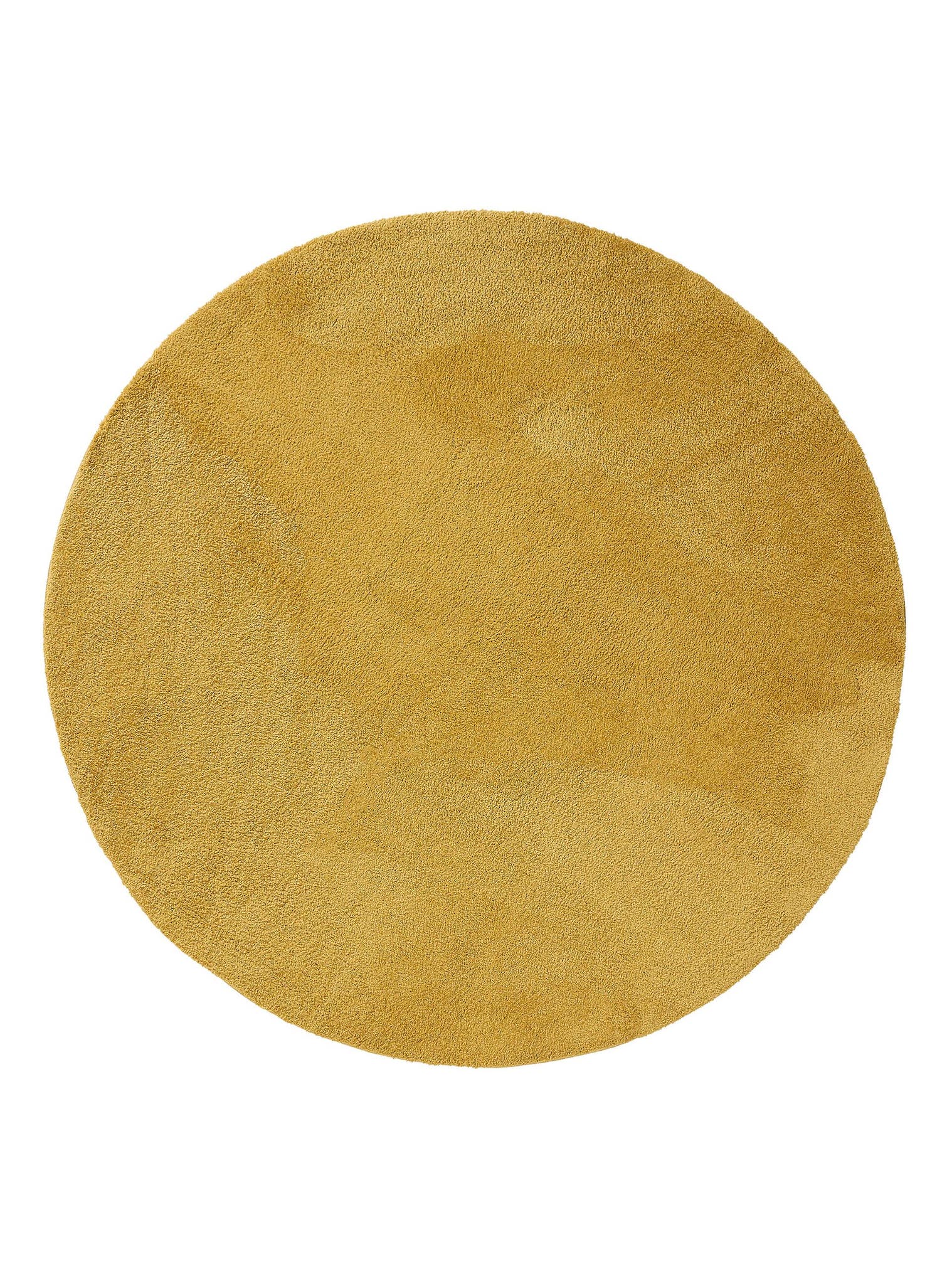 Tappeto di 100% Poliestere in Giallo con pelo alto 31 - 40 mm da benuta Nest