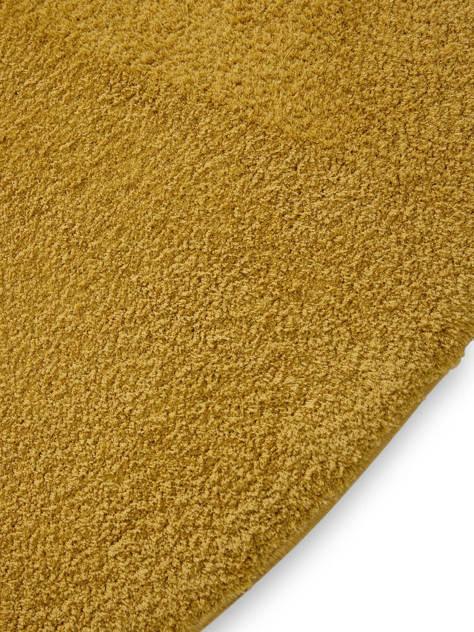 Tappeto di 100% Poliestere in Giallo con pelo alto 31 - 40 mm da benuta Nest